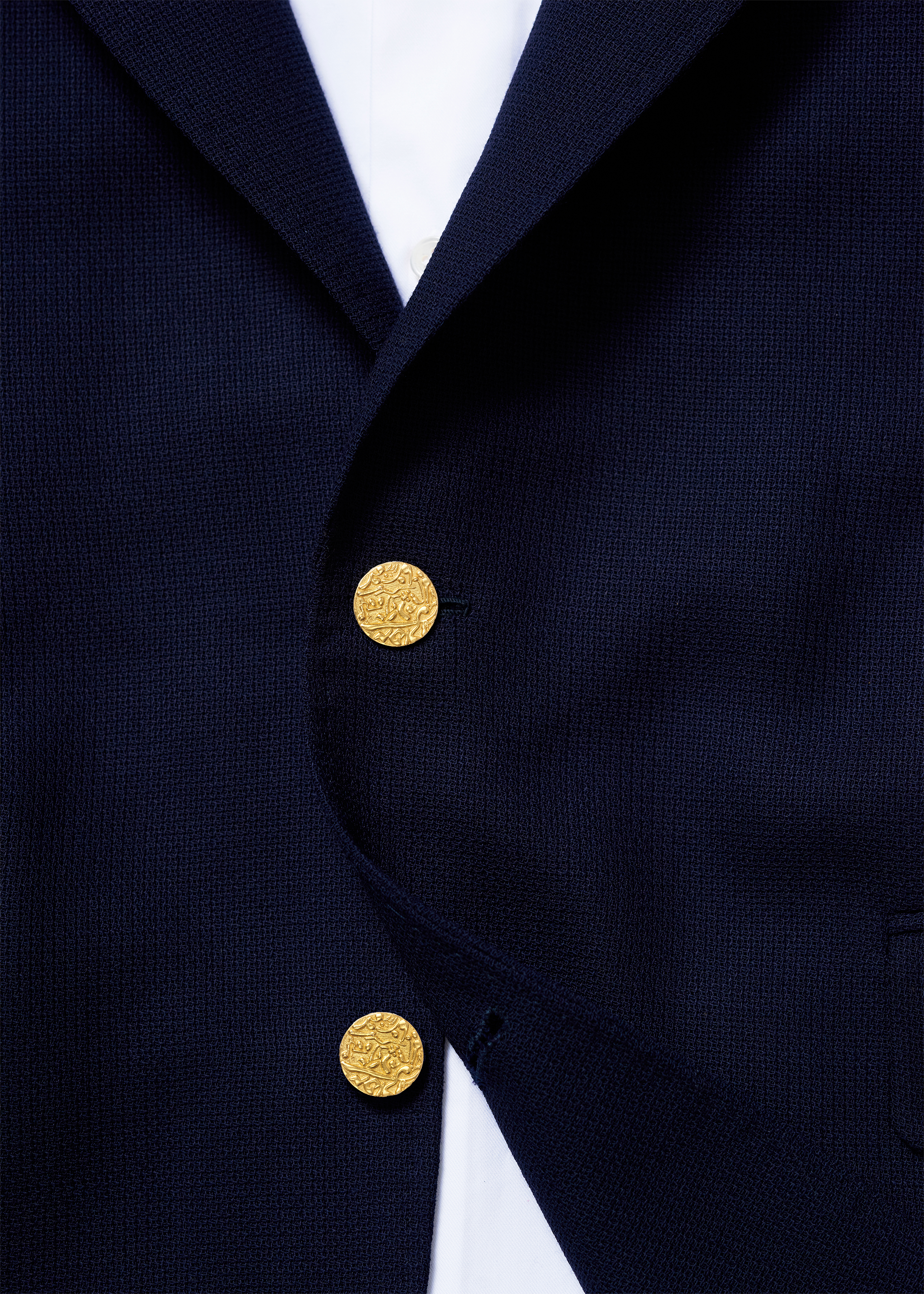 P Johnson Mughla Seal Gold Button Large