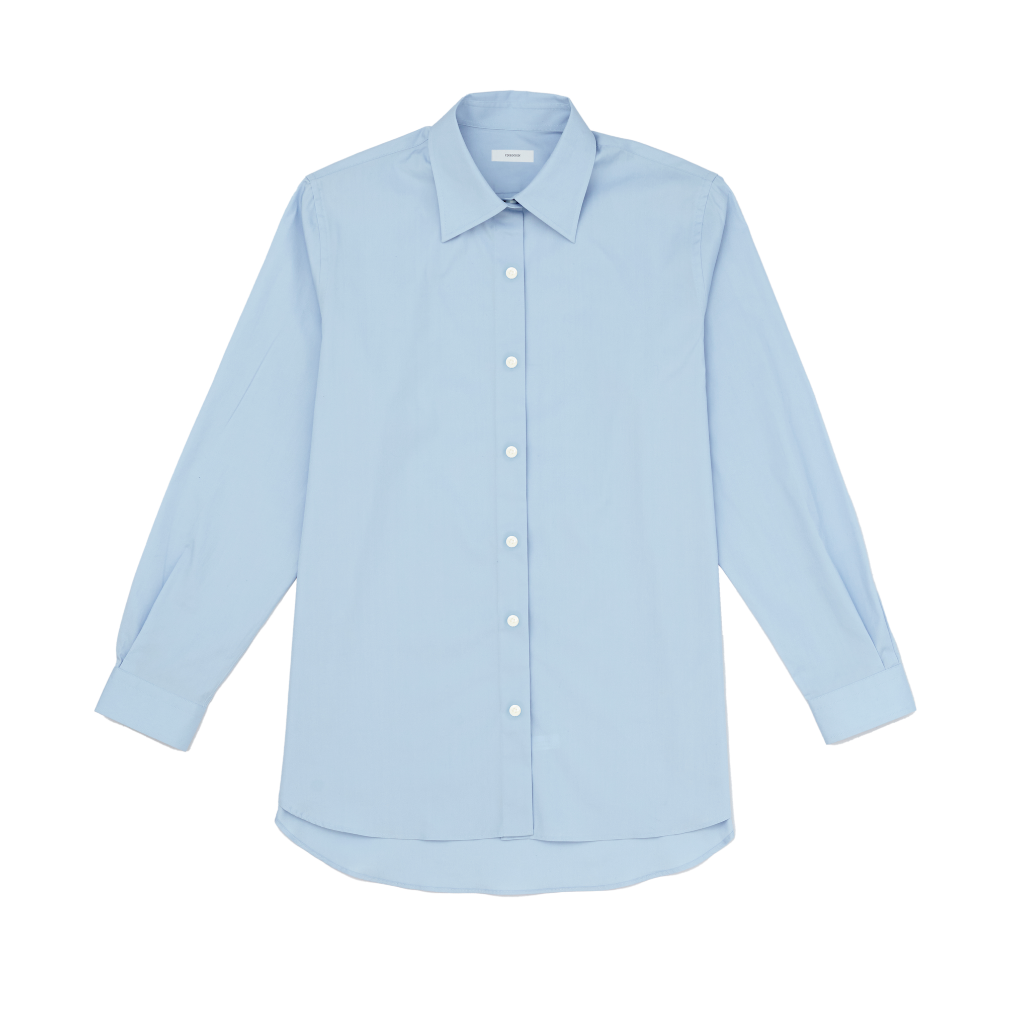 Classic Shirt - Mid Blue Poplin