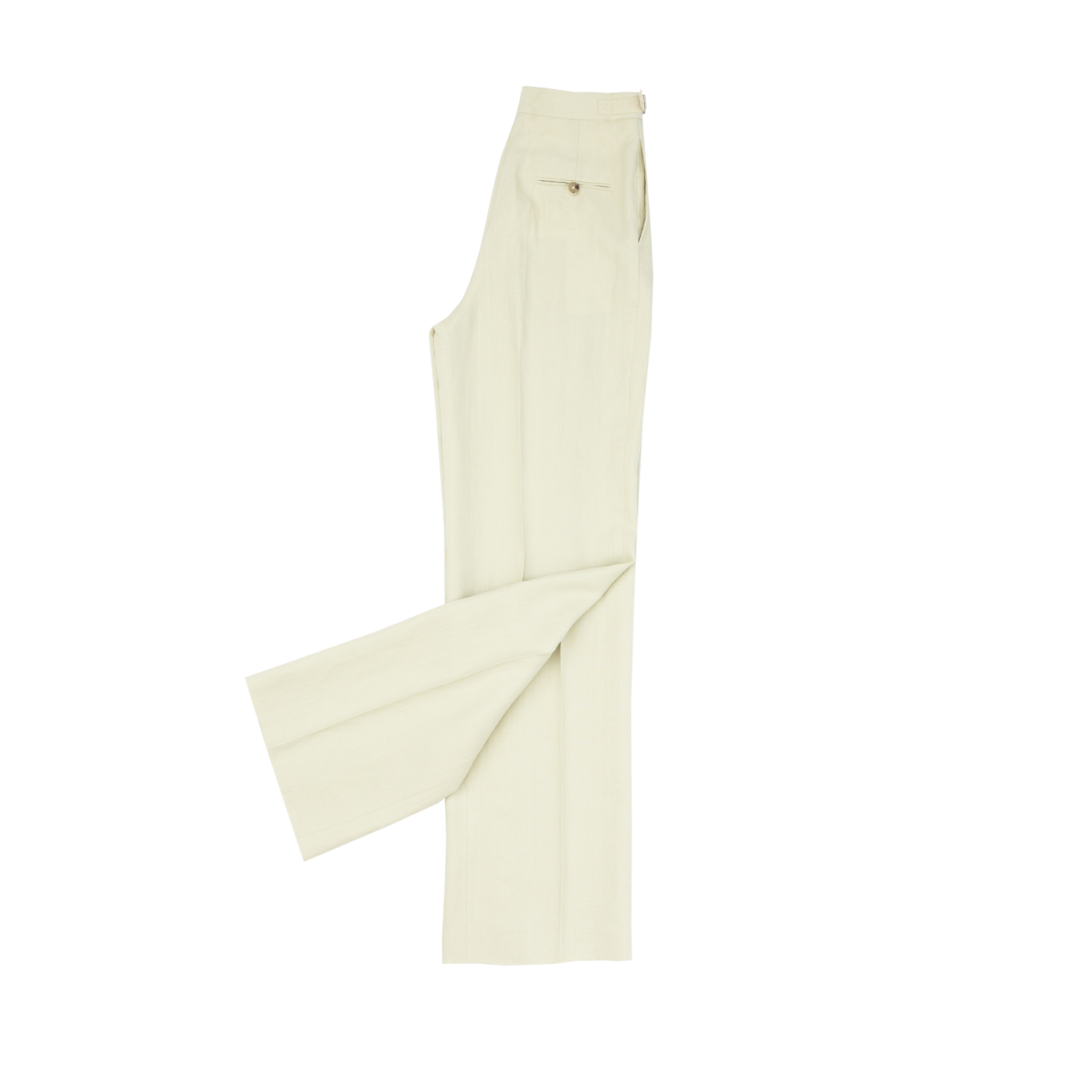 P Johnson Beige Linen Perriand Trousers