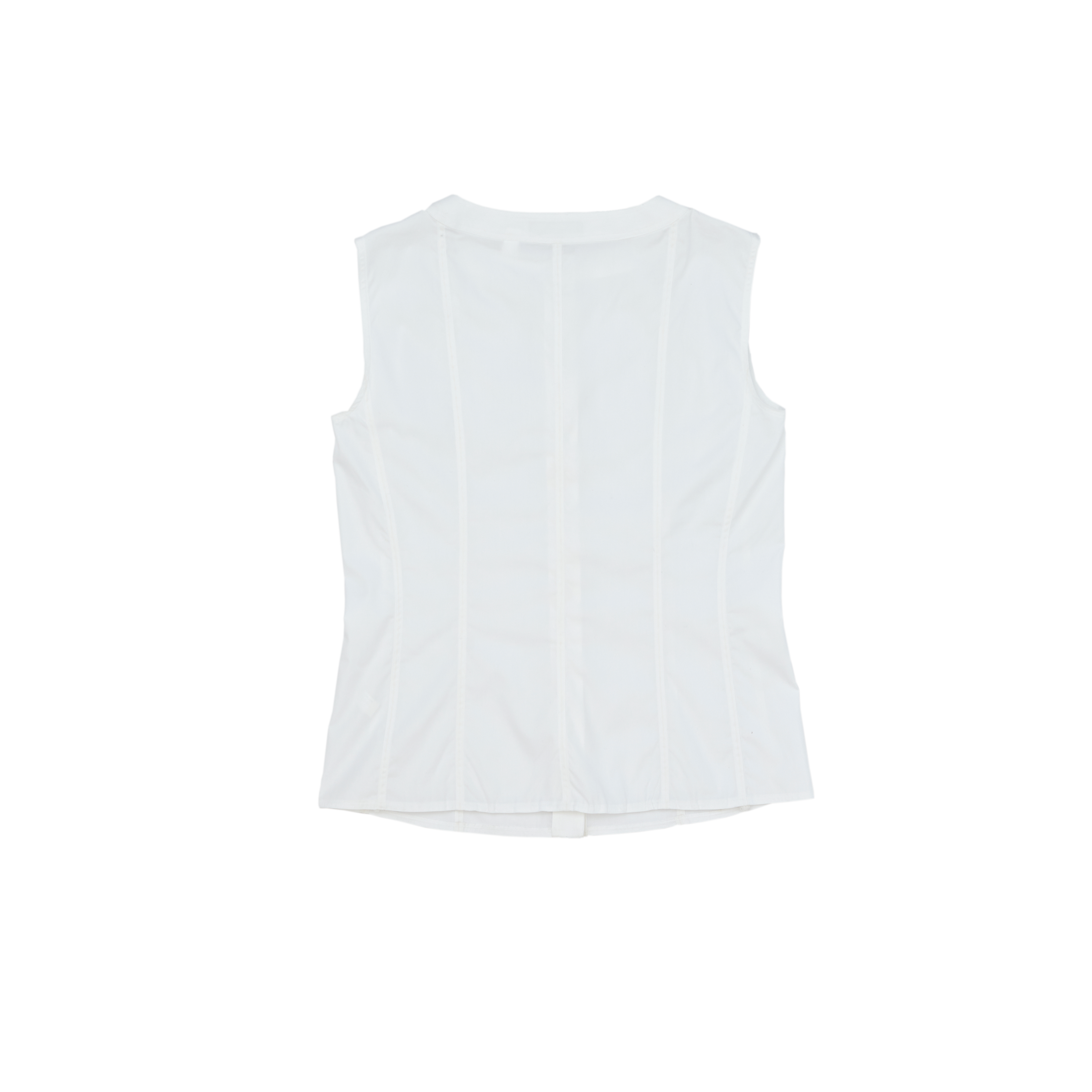Bodice Top - White Poplin