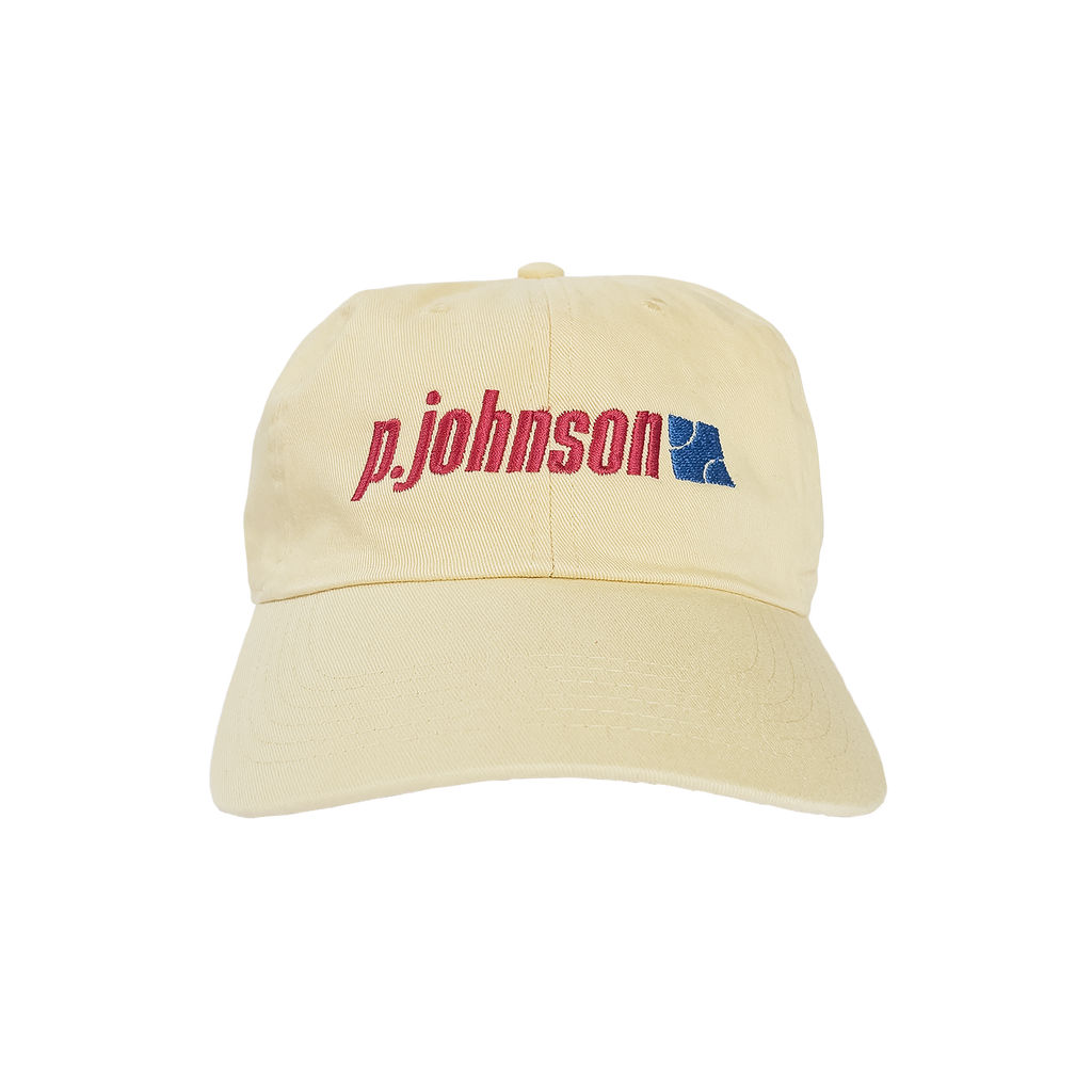 P Johnson Yellow Tennis Dad Cap