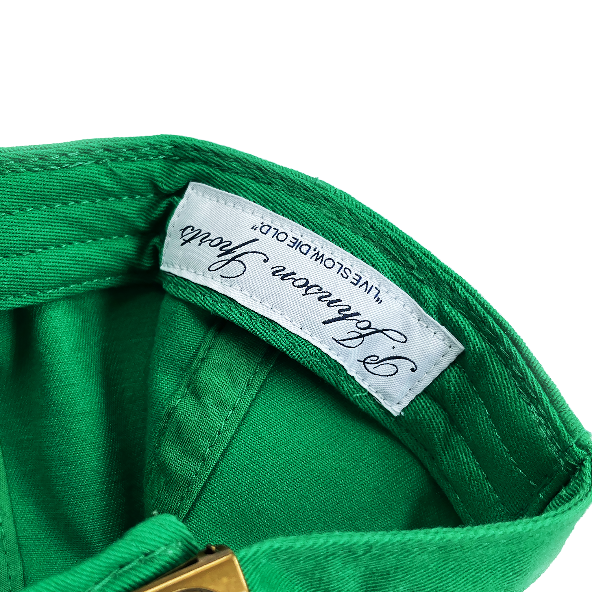 P Johnson Kelly Green Tennis Dad Cap