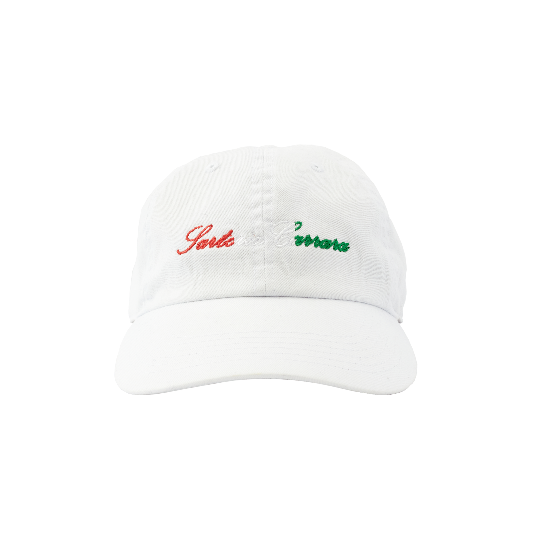 White Sartoria Carrara Dad Cap