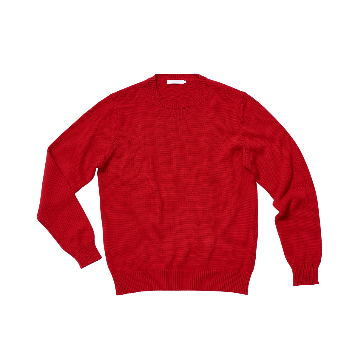 Red 2025 fisherman sweater