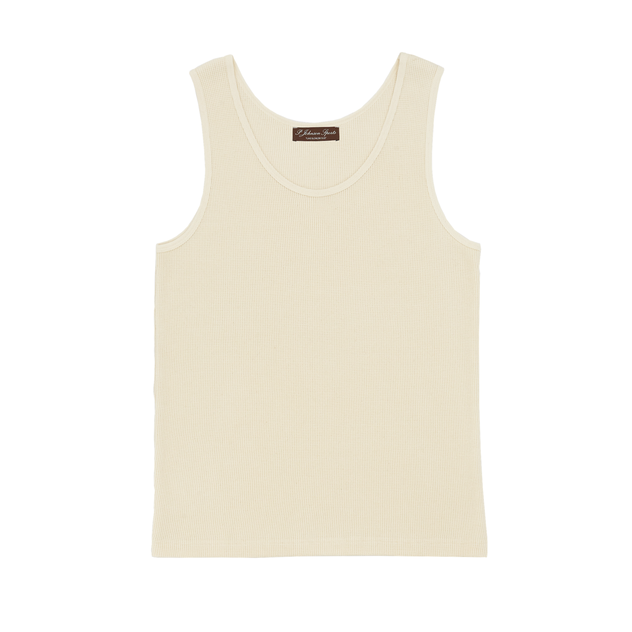 Beige Waffle Tank
