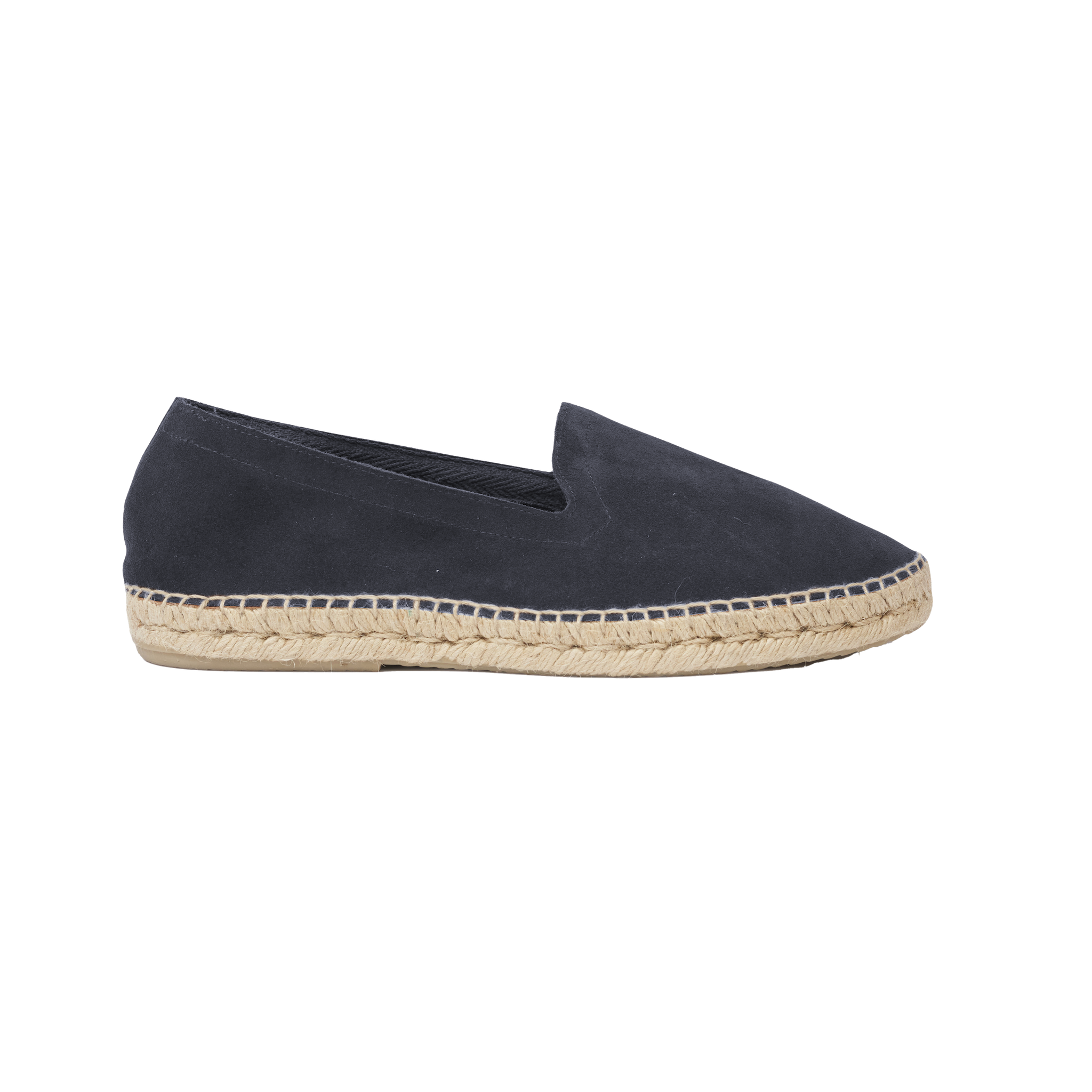 Navy Suede Espadrille