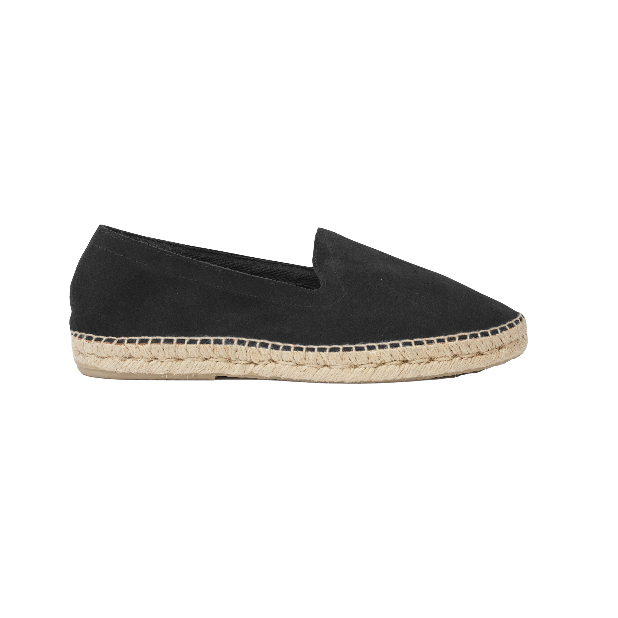Black Suede Espadrille