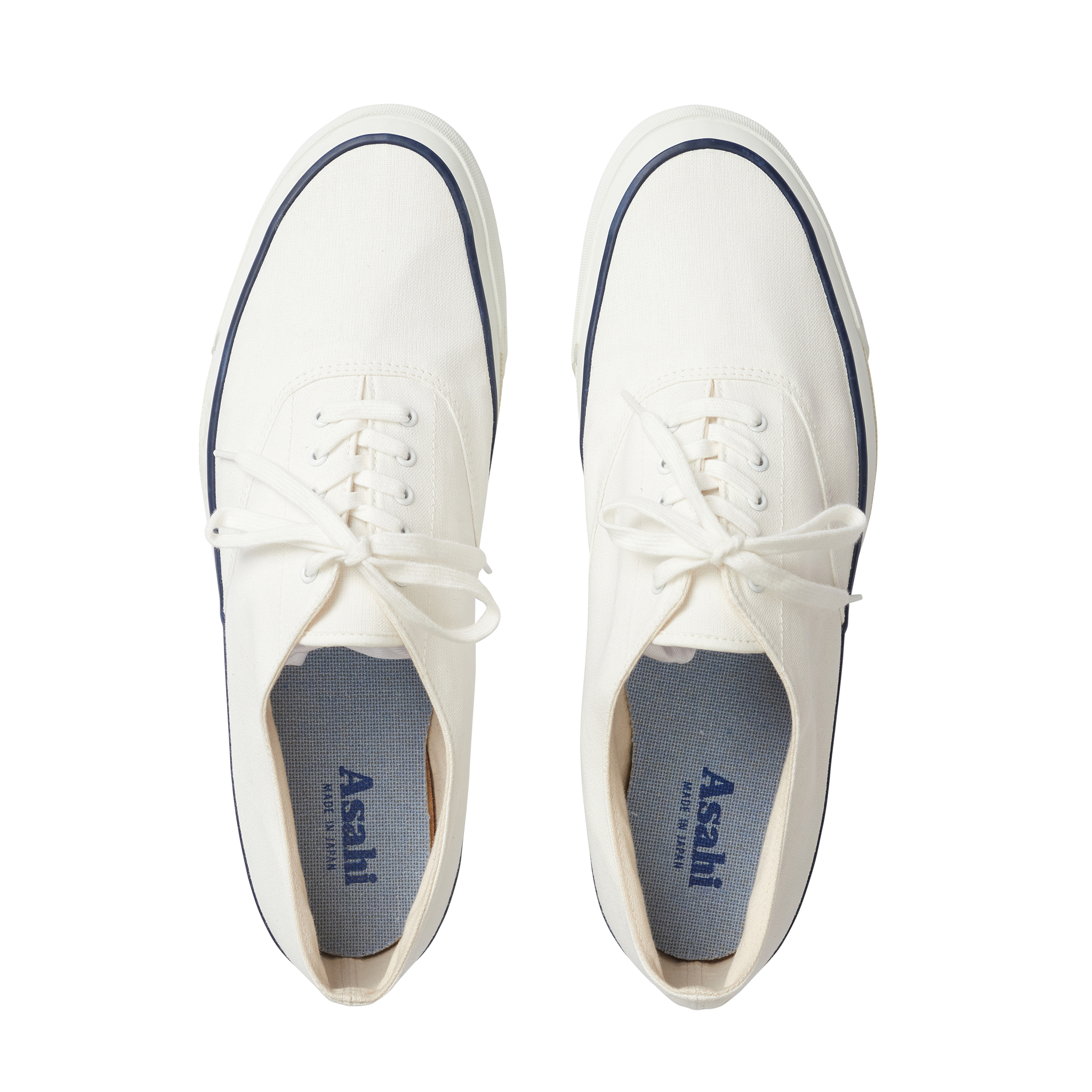 Asahi White Deck Shoes