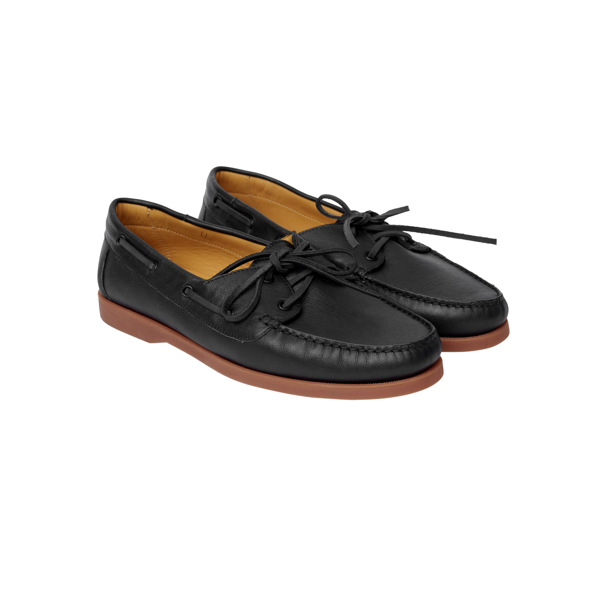 Dark top boat shoes