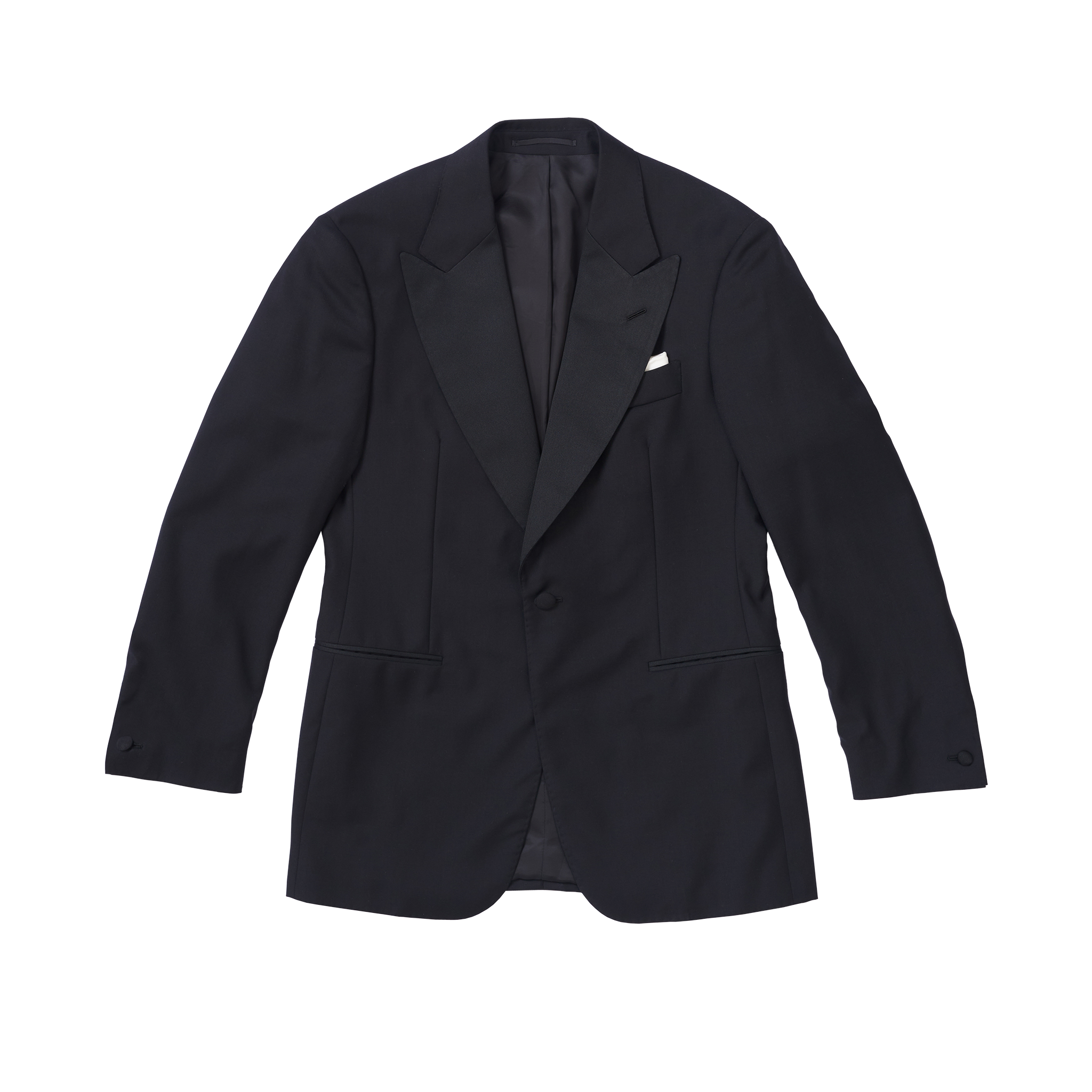 P Johnson Black Peak Lapel Tuxedo