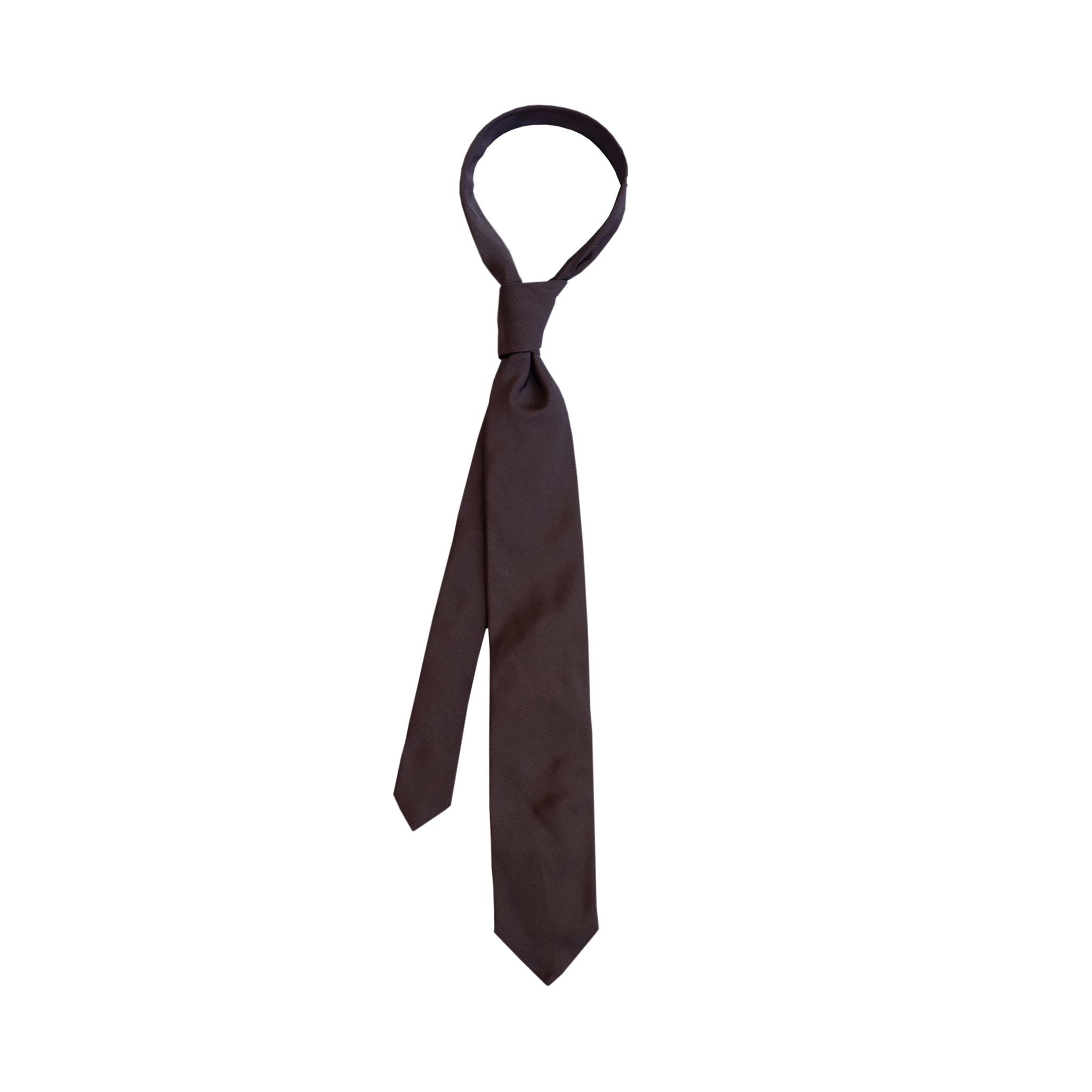 P Johnson Chocolate Silk Tie