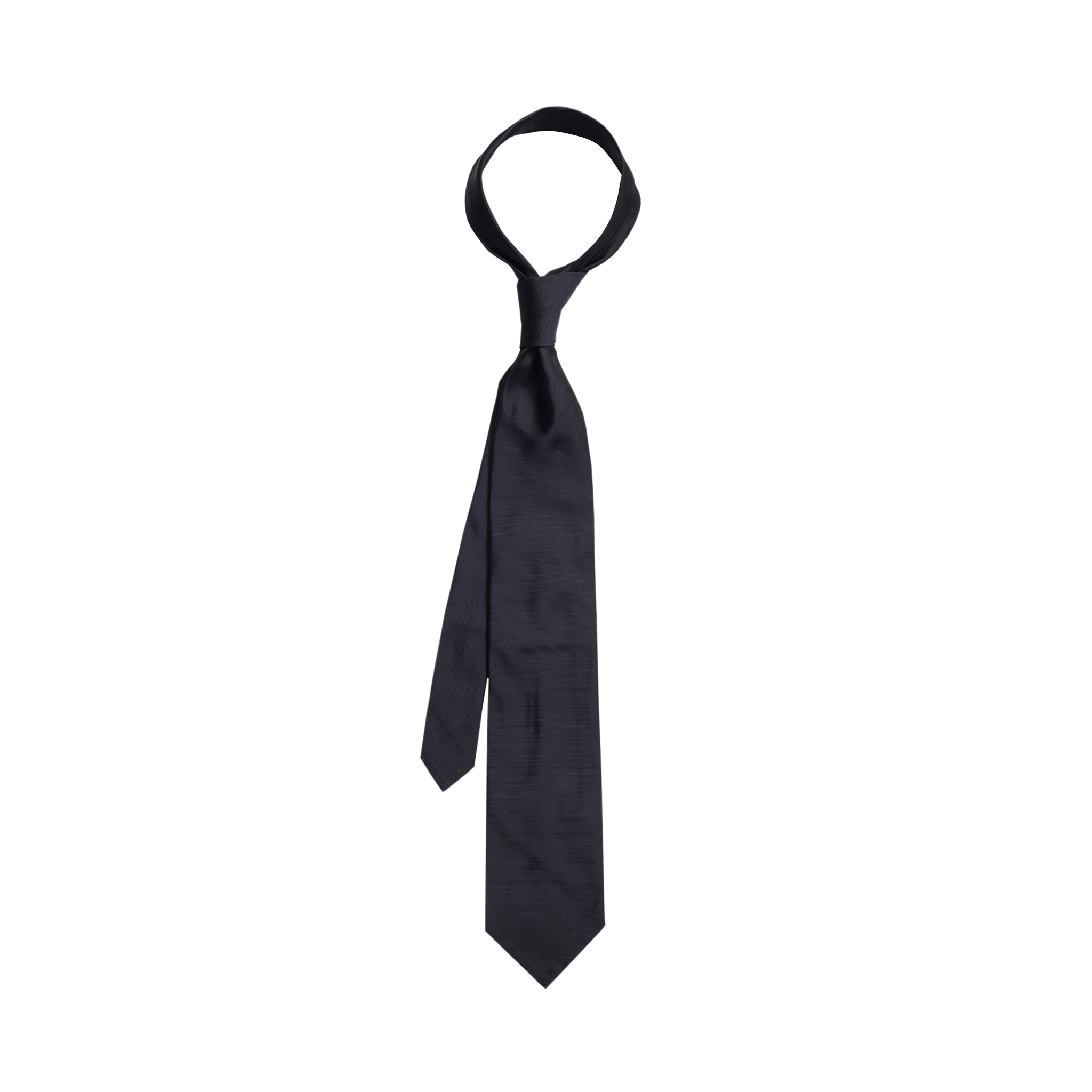 P Johnson Navy Silk Tie
