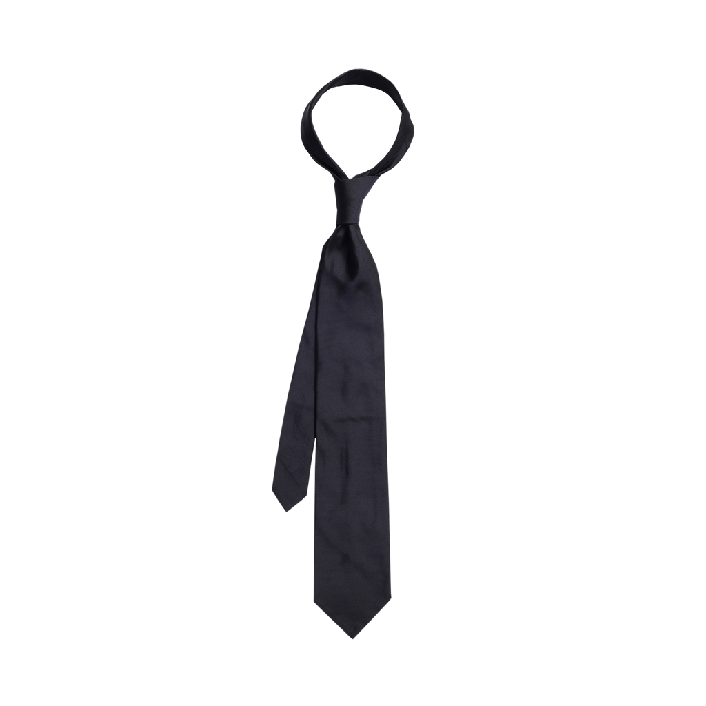 P Johnson Navy Silk Tie