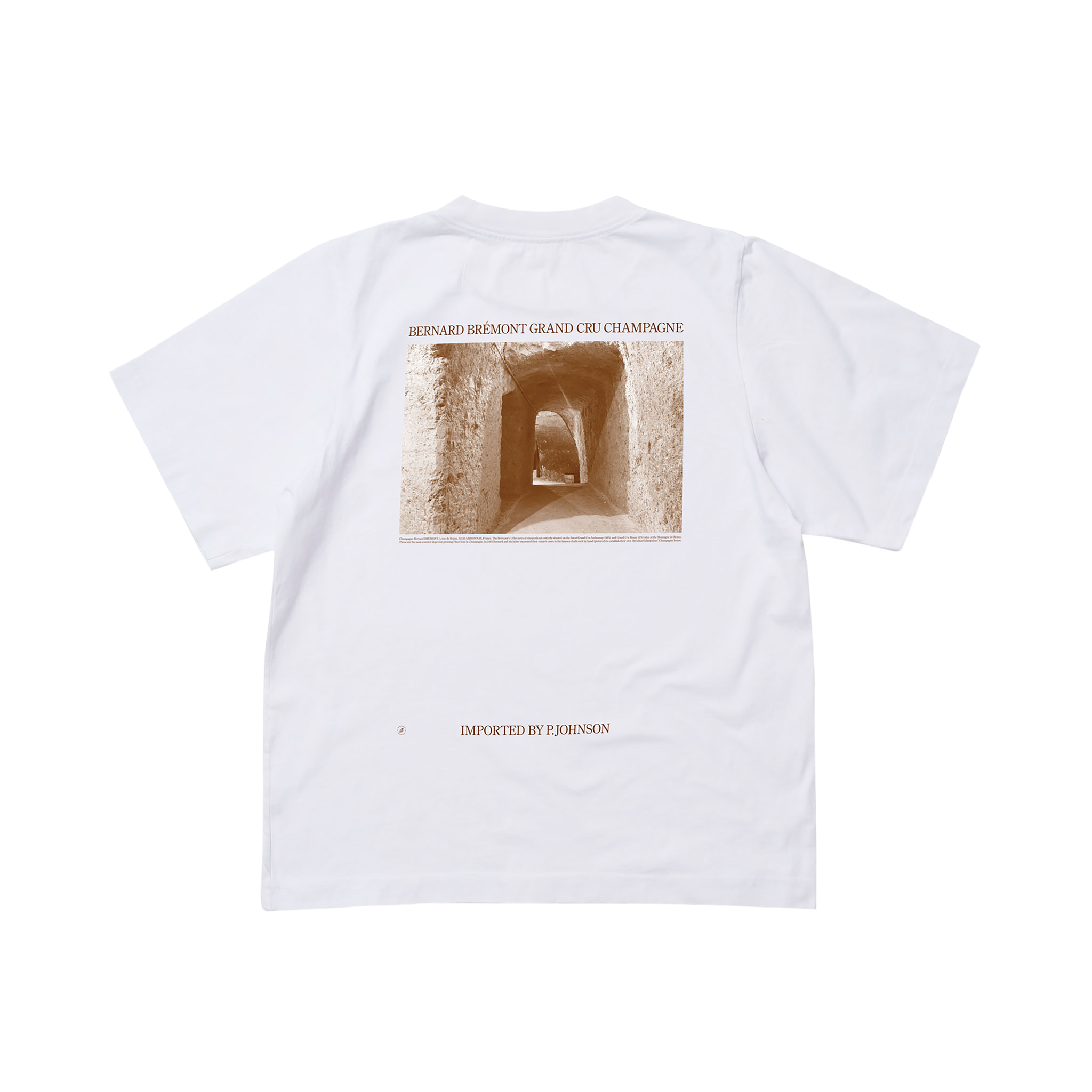 P Johnson Bernard Brémont Champagne Tee