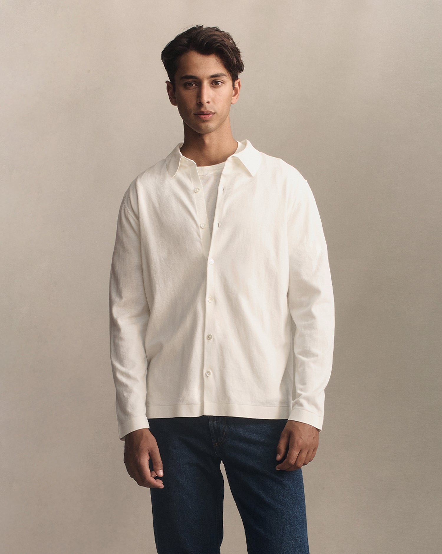 Ice Cotton Shirt  - Off White