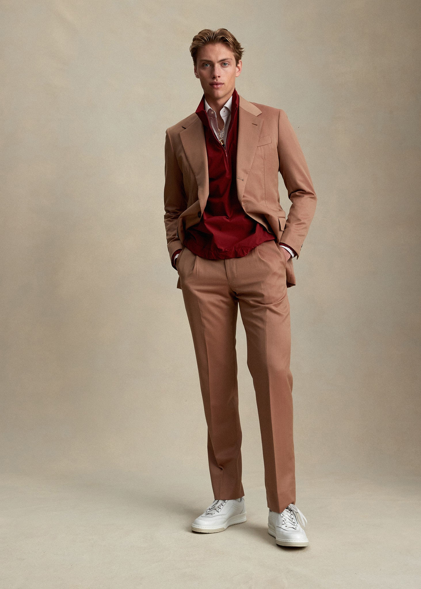 スーツ OVY  Grampians WoolStandard Tailor Setup BNWT Z Zegna Techmerino Wash&Go Grey Wool Suit EU 46 US 36