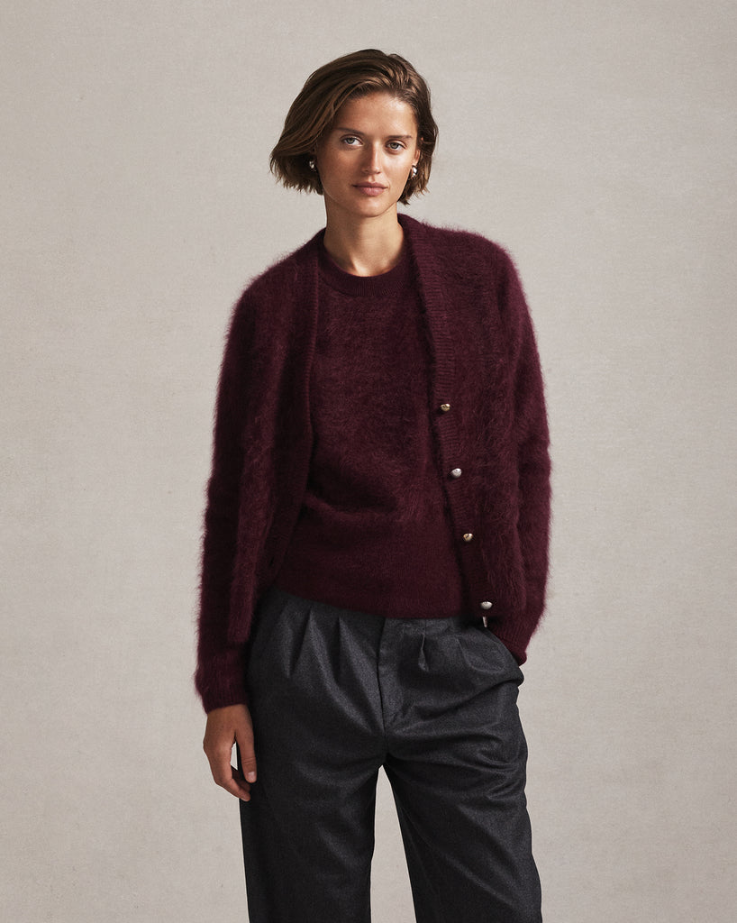 Claudia Cardigan - Bordeaux