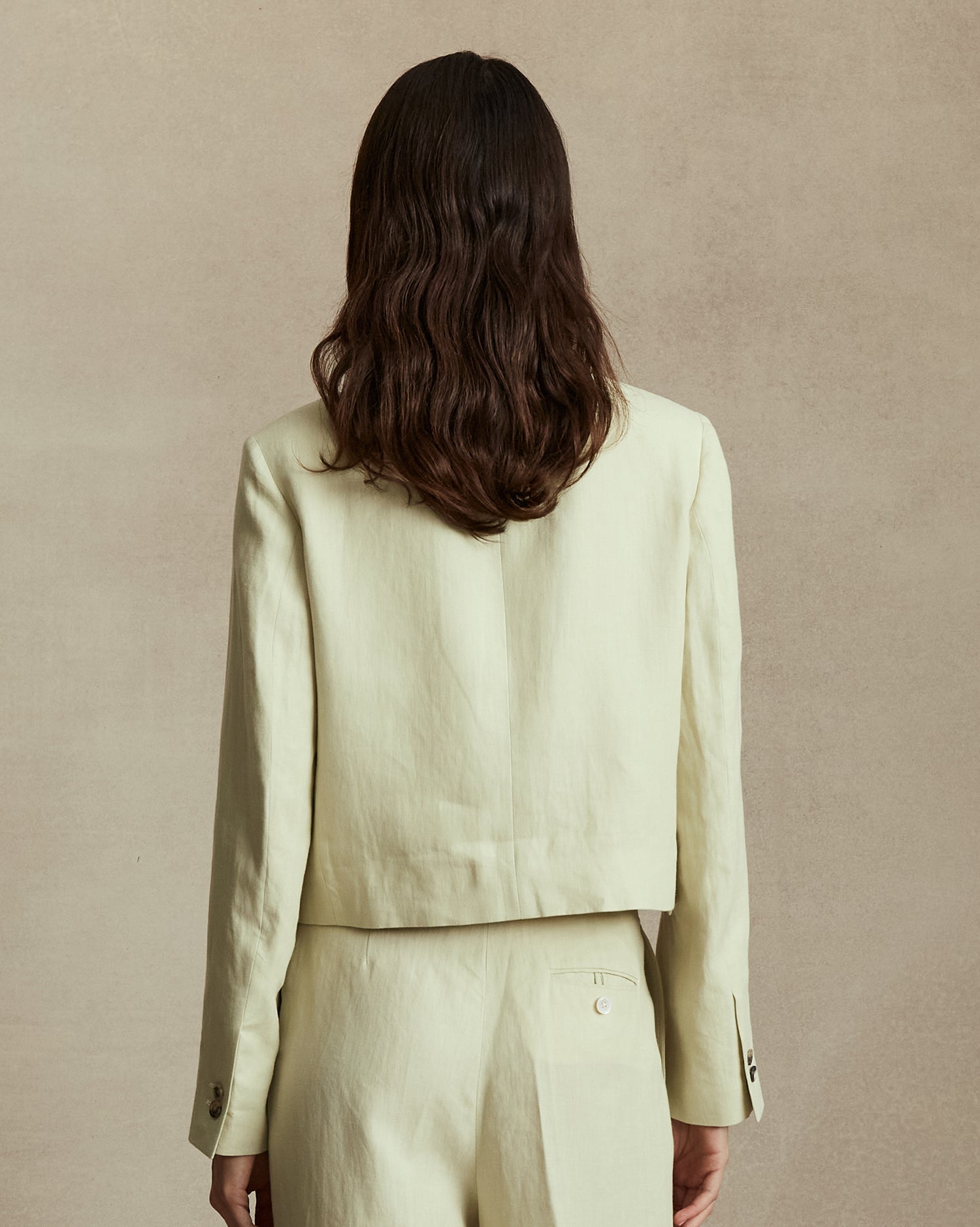 New Corta Jacket - Beige Linen