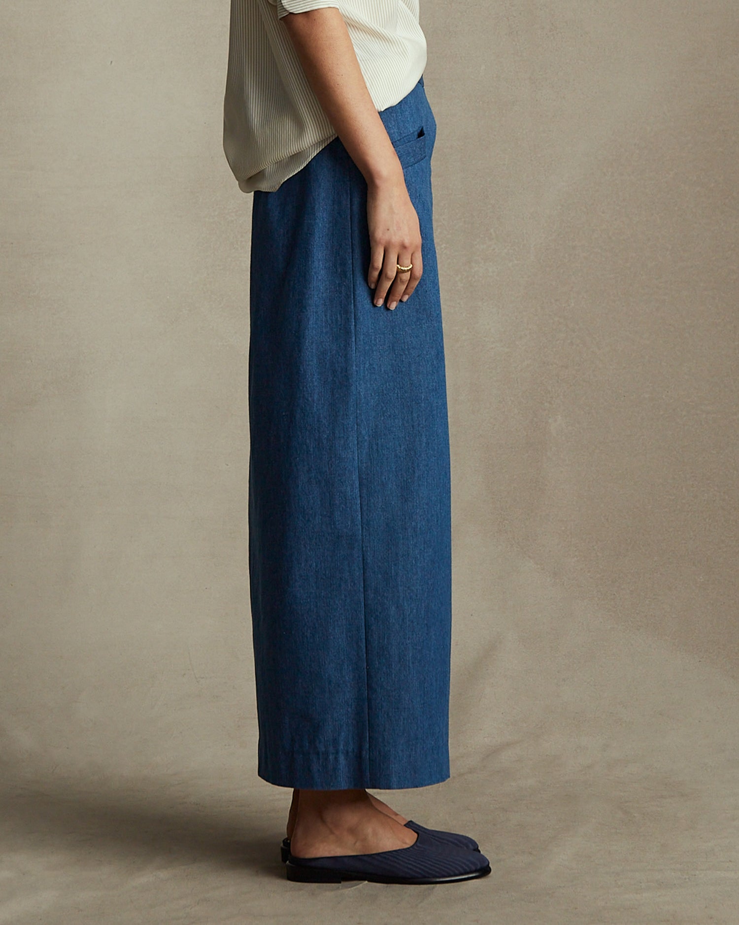 Olivia Denim Maxi Skirt