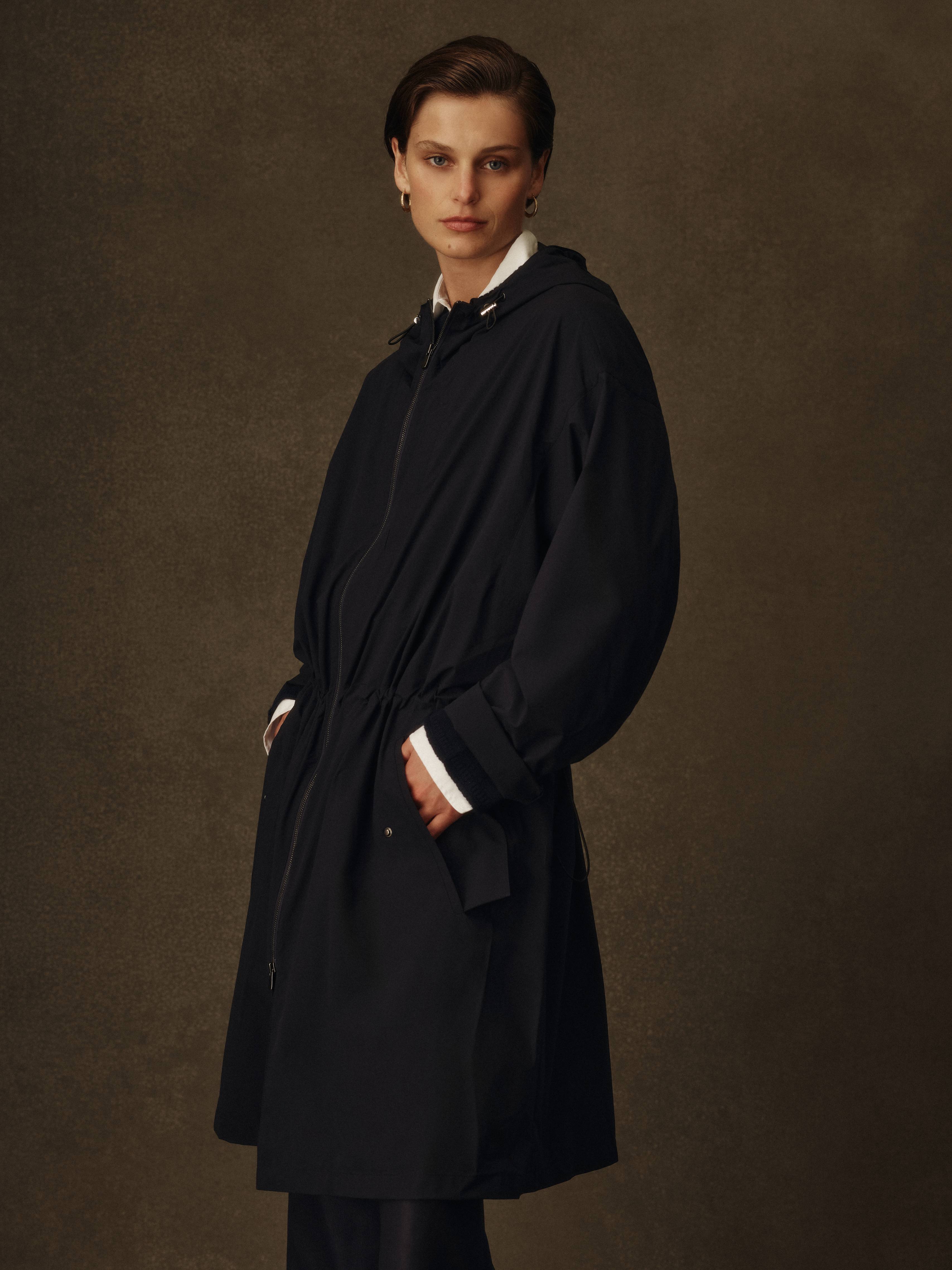 Bez Femme Rain Mac - Navy