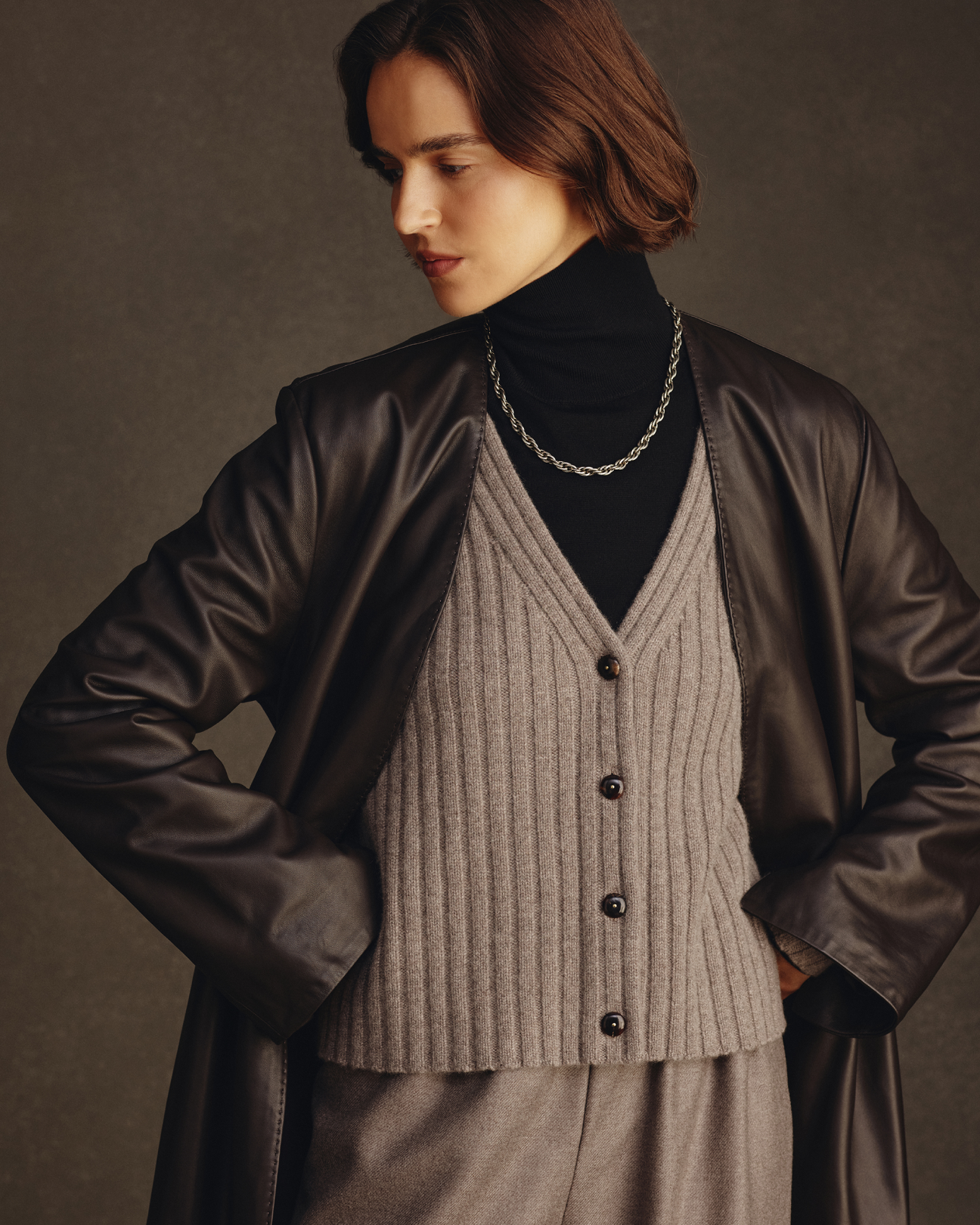 Eloise Cardigan - Brindle