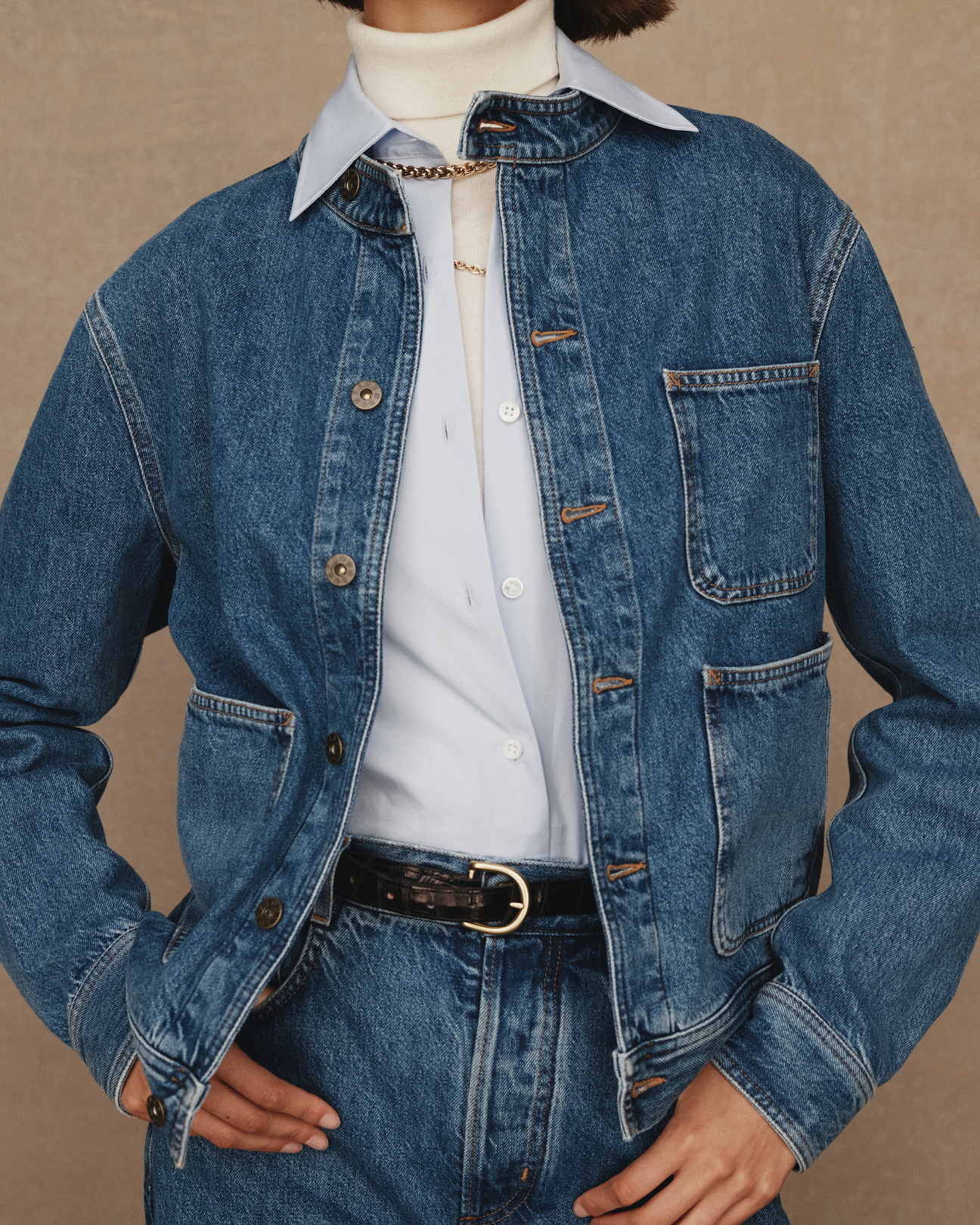 Sonny Denim Jacket - Mid Indigo