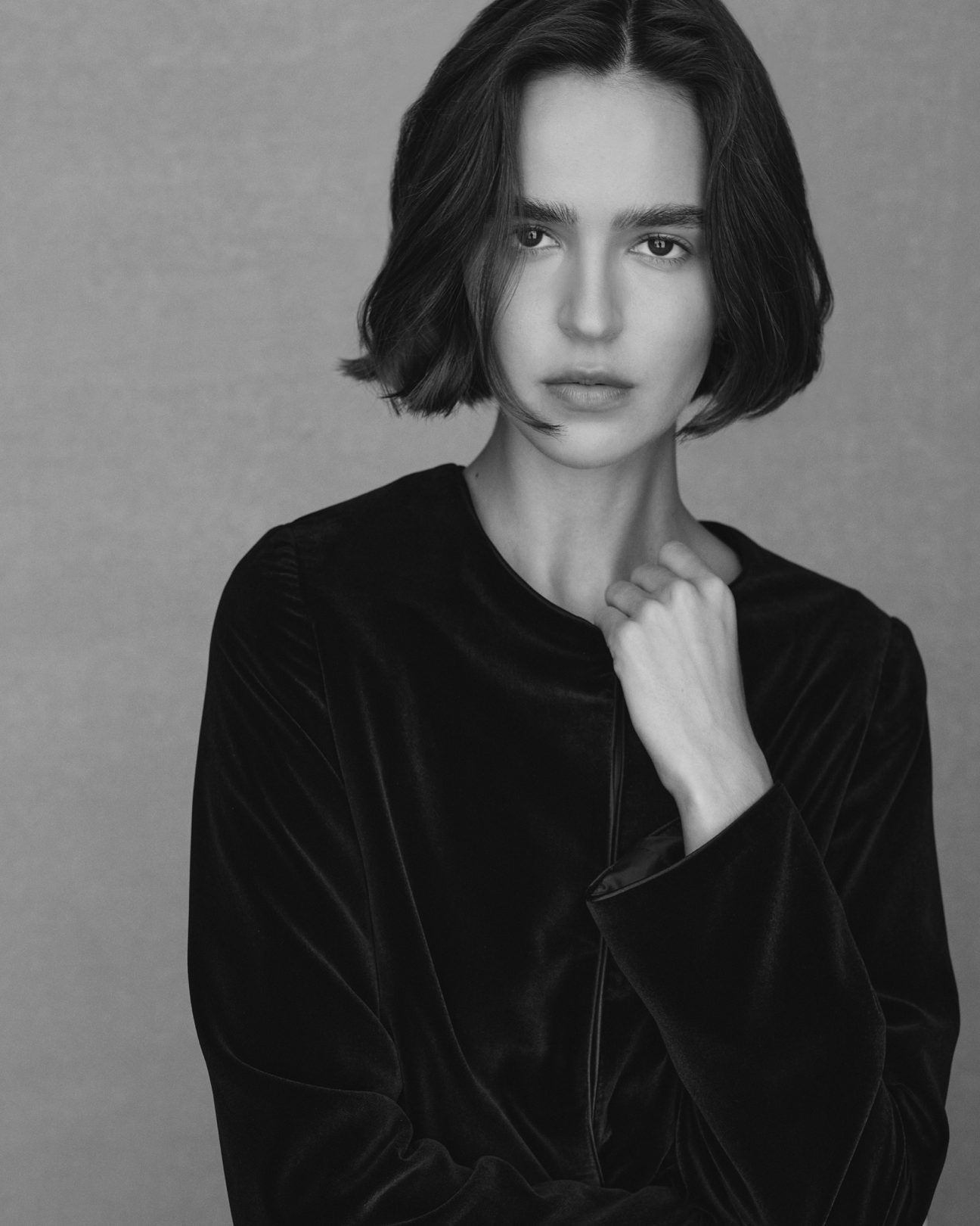 Sofia Jacket - Black Velvet