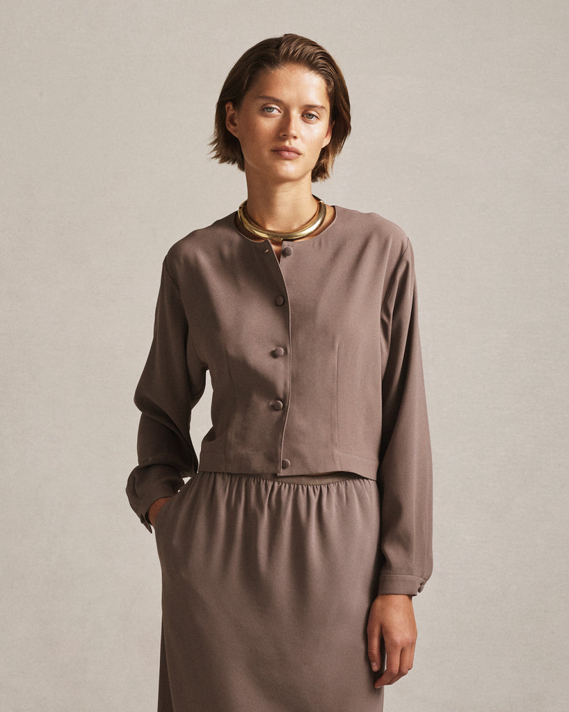 Florence Blouse - Taupe