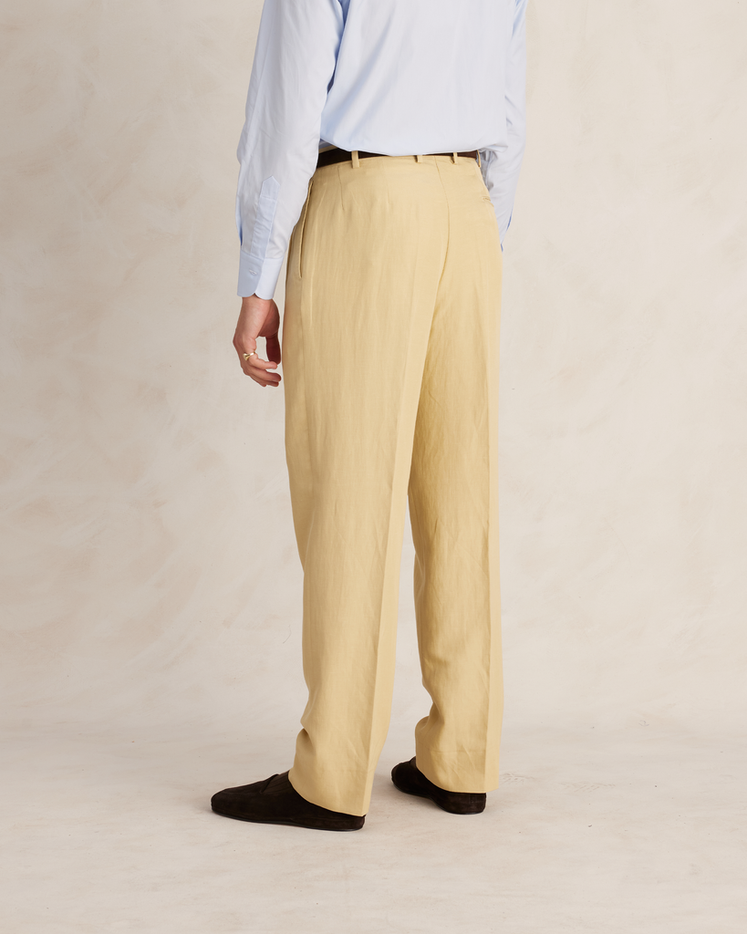 Safari Silk Linen Cotton Single Breasted Suit