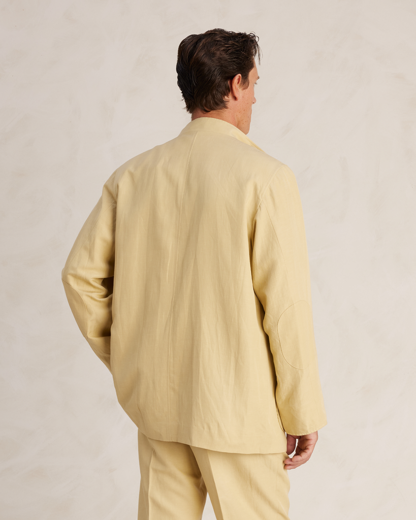 Safari Silk Linen Cotton Corbu Jacket