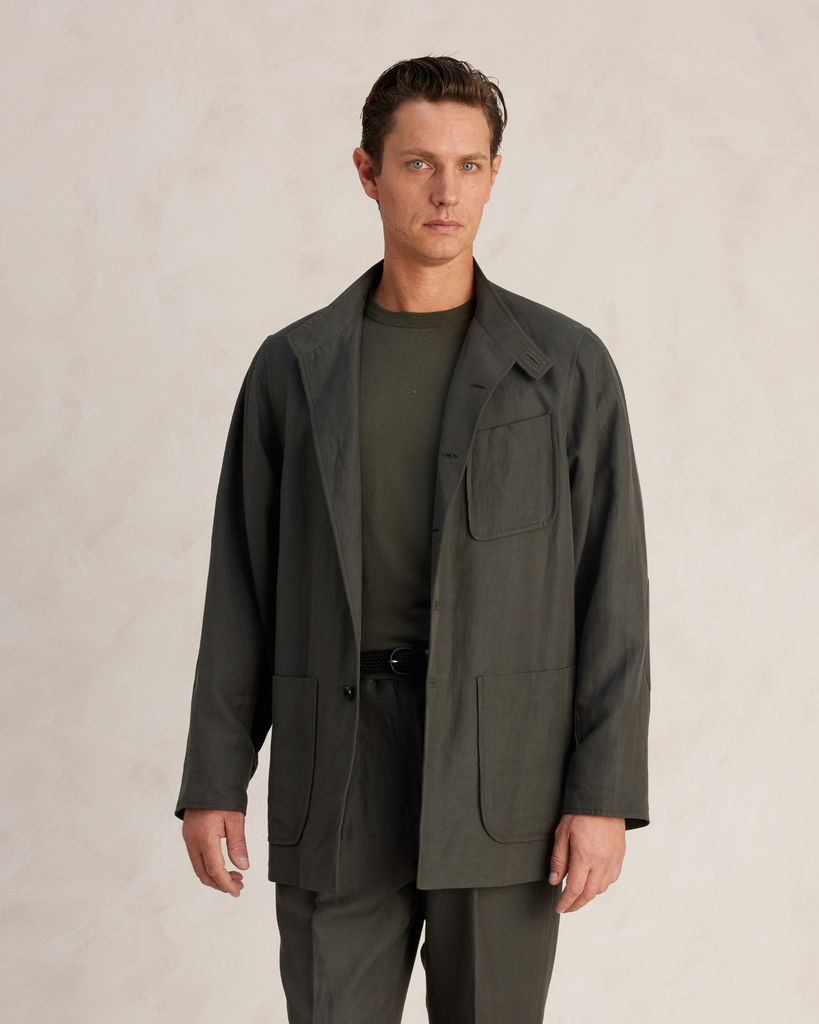 Green 2025 cotton coat