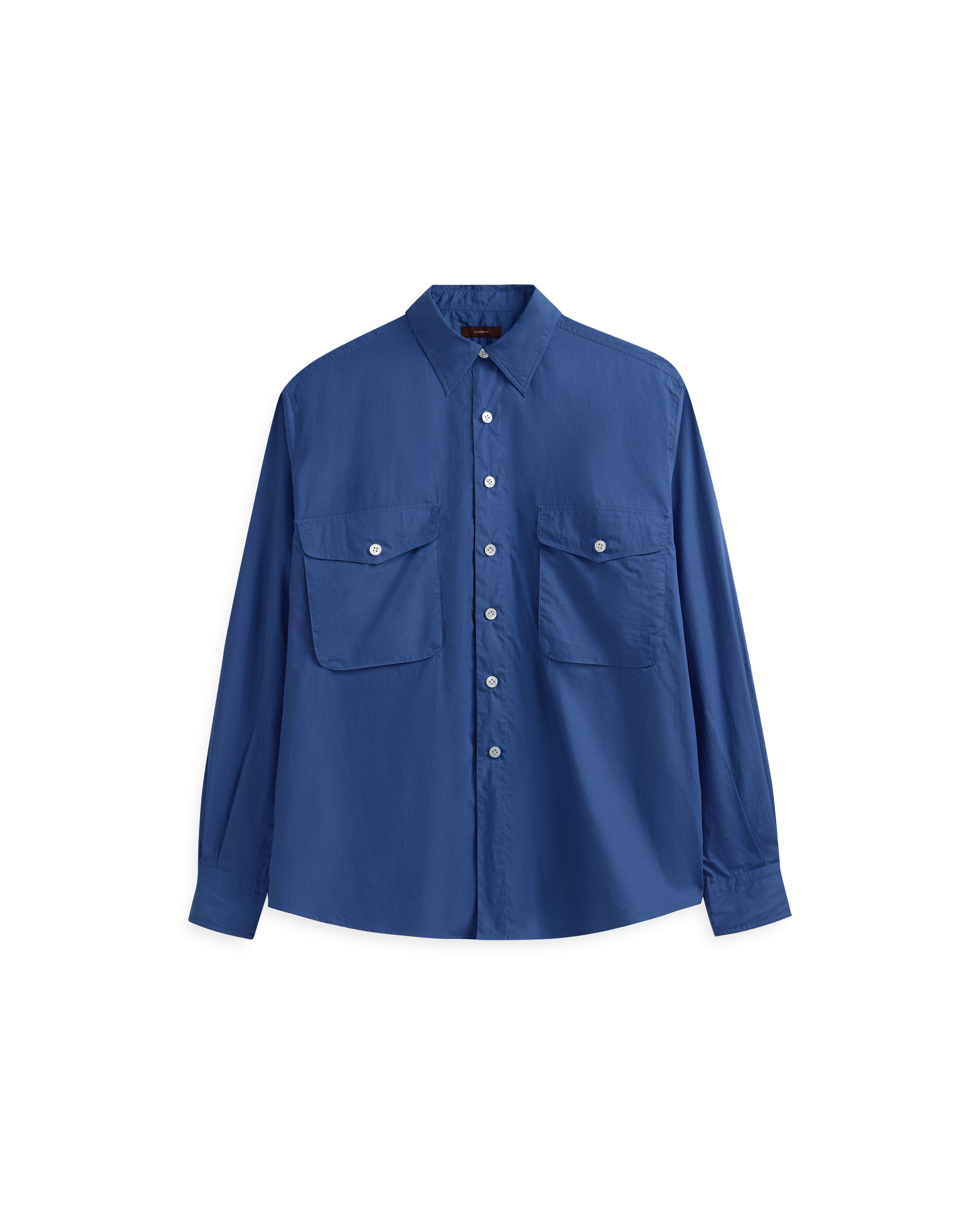 Alby Shirt - Denim Blue Poplin