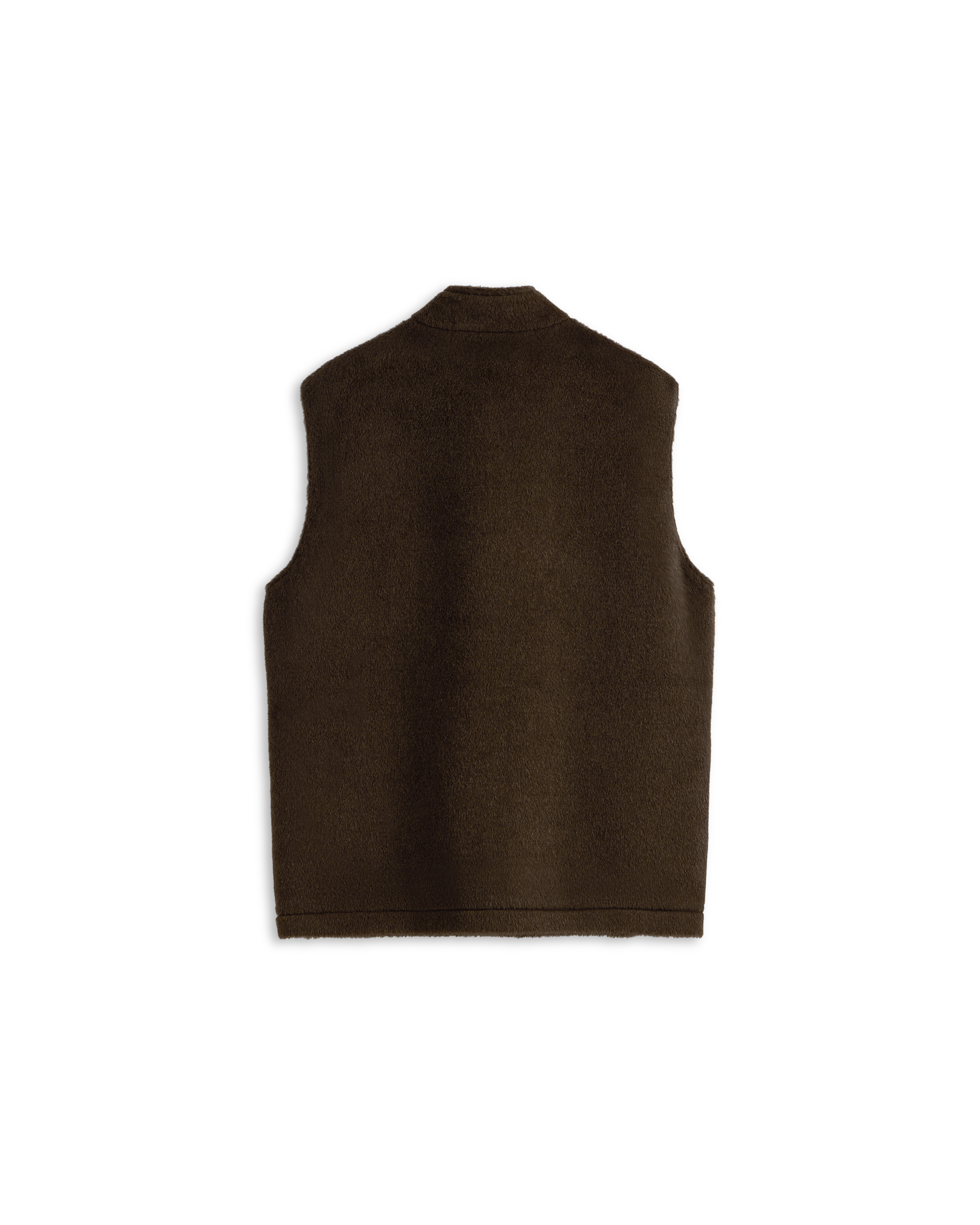 Alpaca Vest - Brown