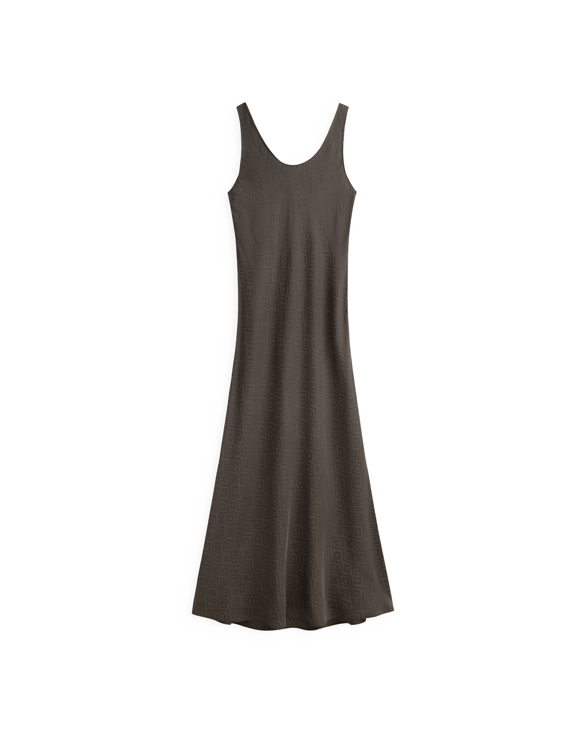 Anisa Dress - Moss Papori Jacquard