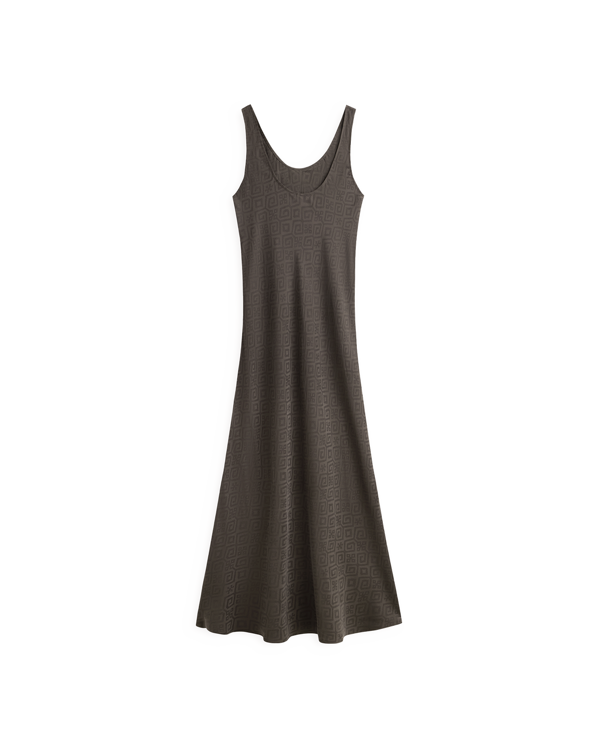 Anisa Dress - Moss Papori Jacquard