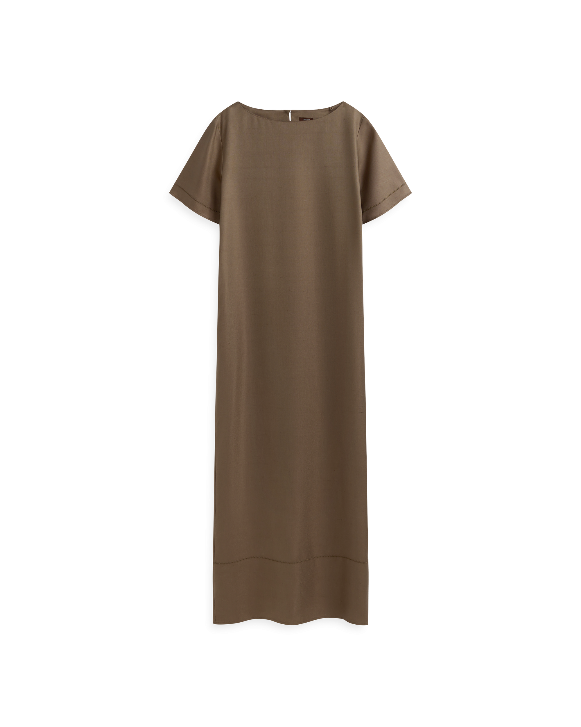 Audrey Dress  - Taupe Dupioni