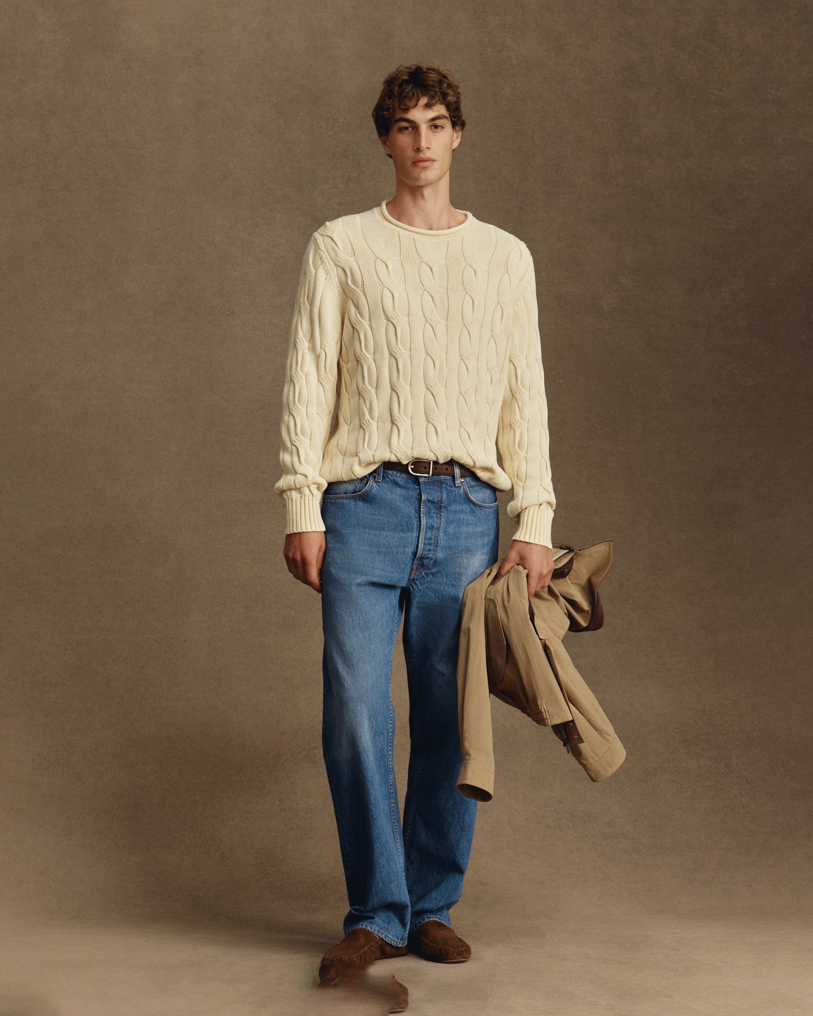 Yachtie Cable Sweater - Butter