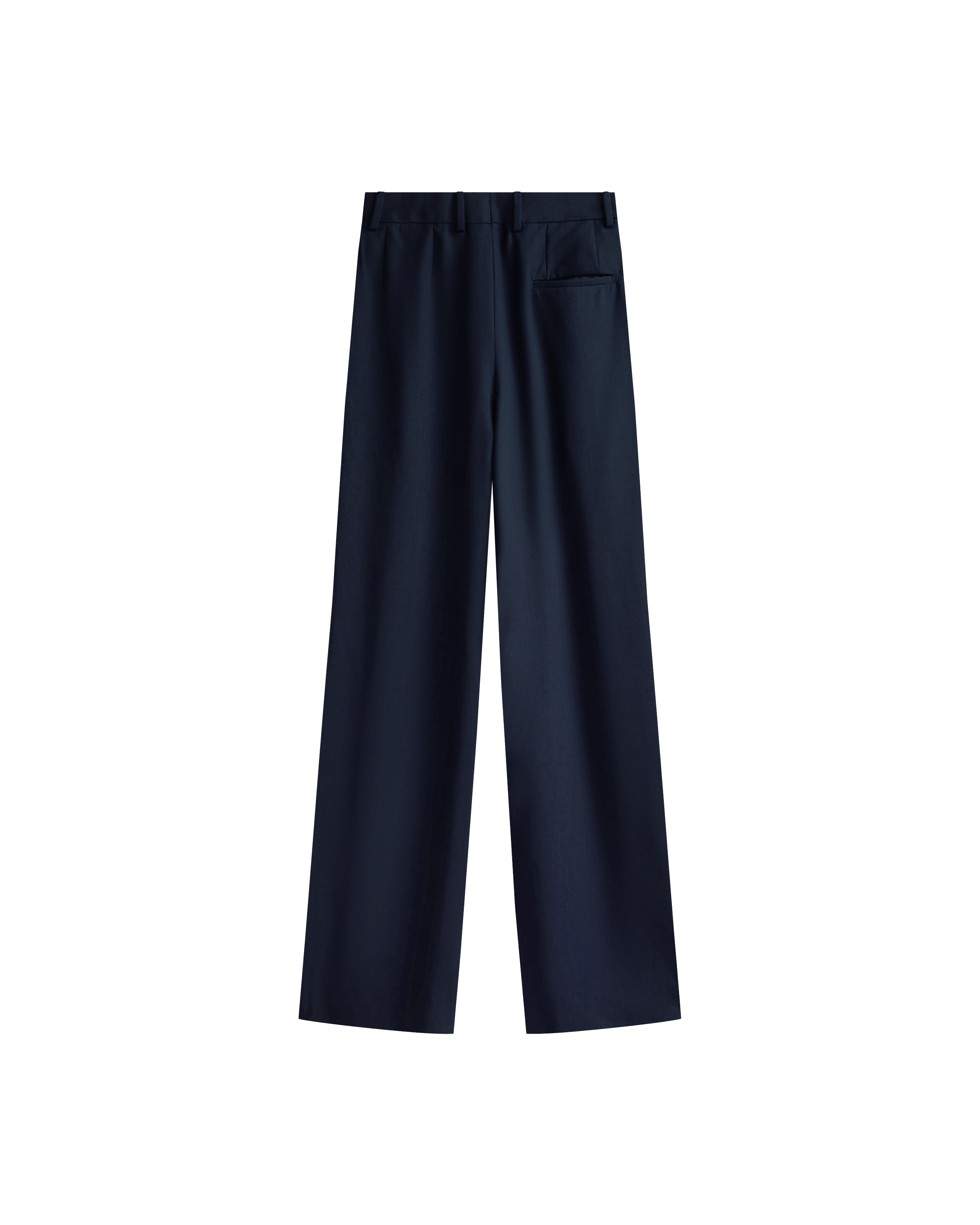 Ava Pleated Trouser - Dark Navy