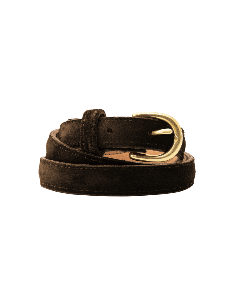 Suede Belt 20mm - Brown