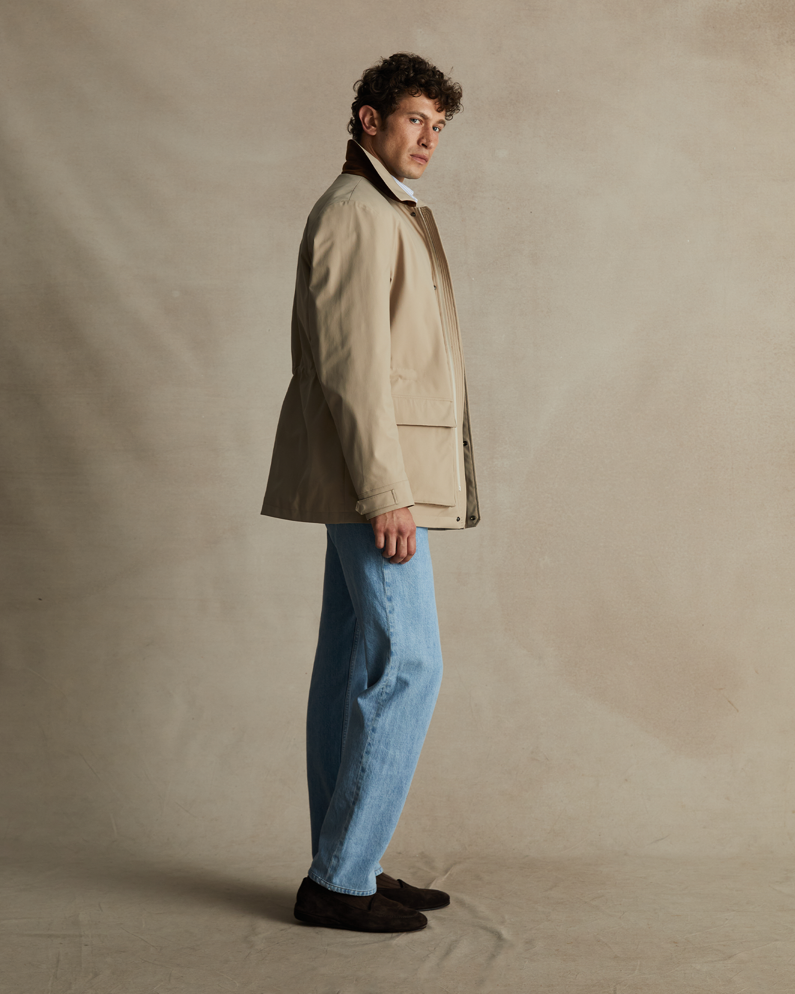 Technical Field Jacket - Beige