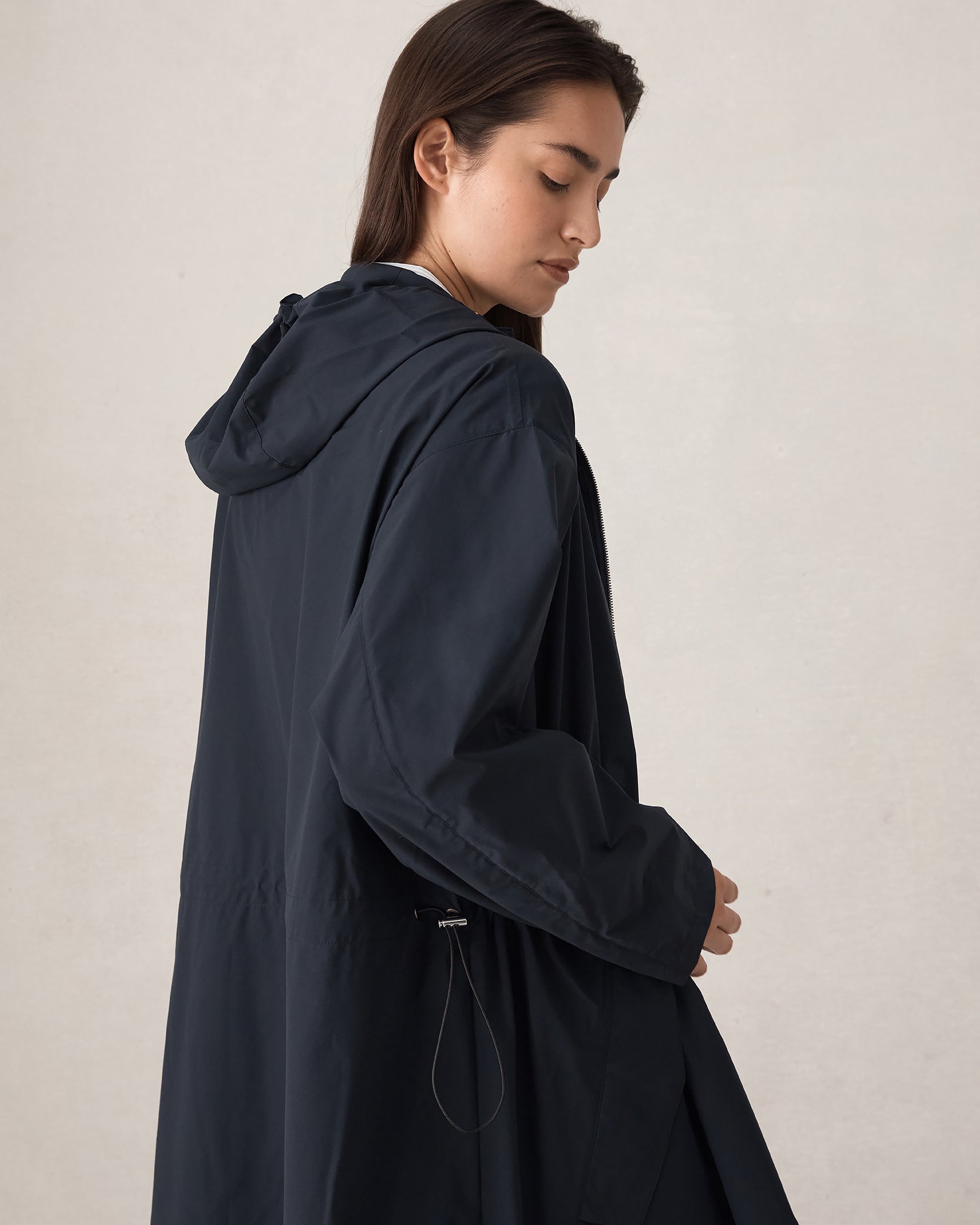 Bez Femme Rain Mac - Navy