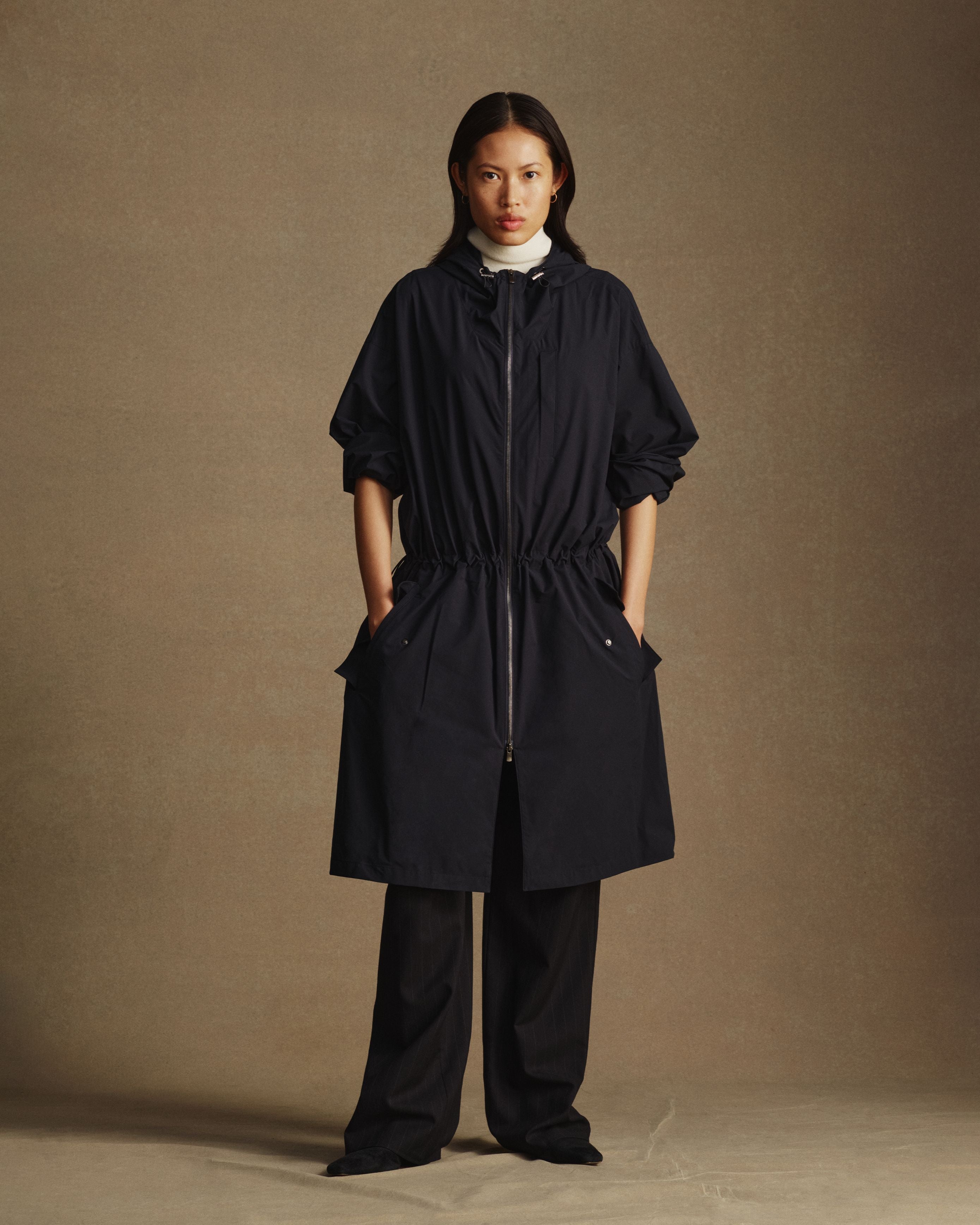 Bez Femme Rain Mac - Navy