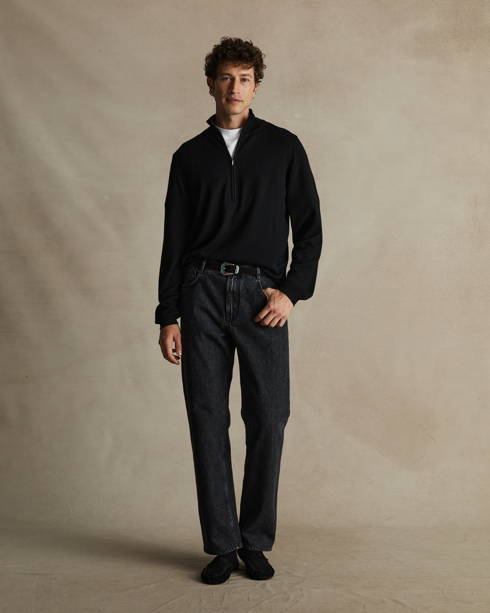 Black-Merino-Knit-Quarter-Zip-