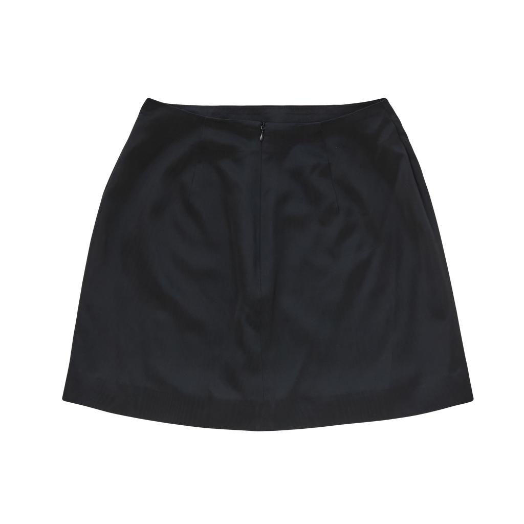 Black Moire Celine Skirt