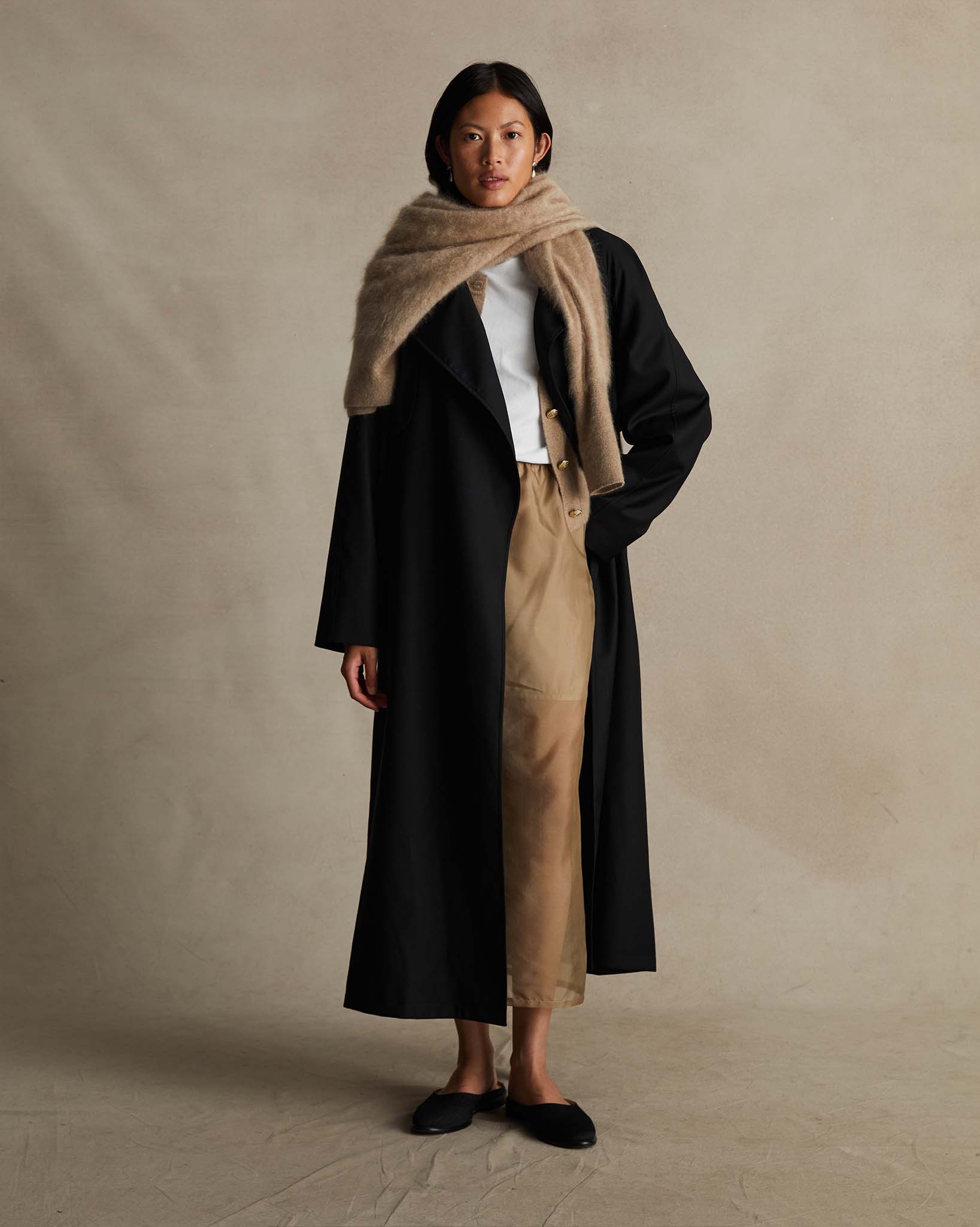 Organza Devon Skirt - Olive