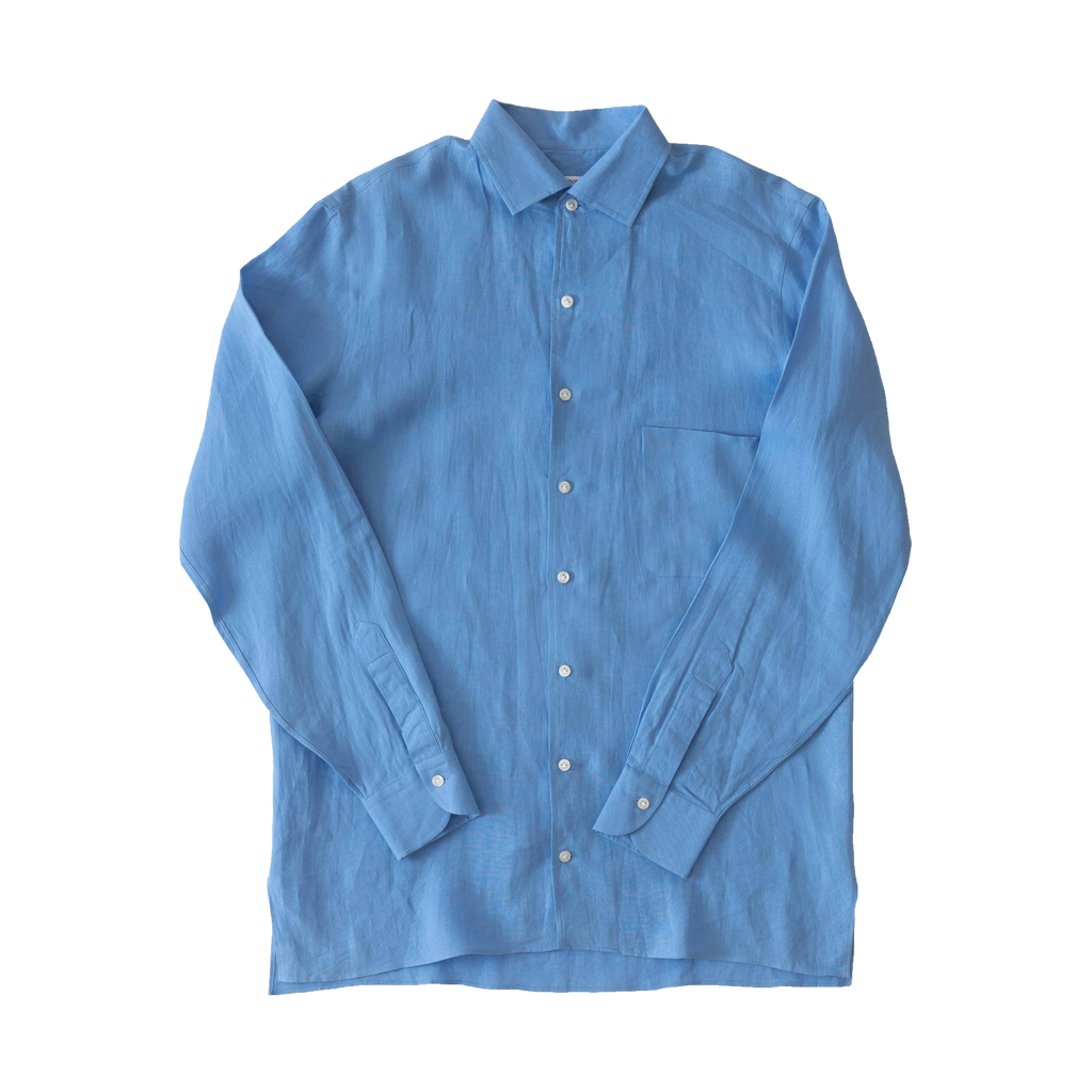 Cornflower Summer Linen Shirt