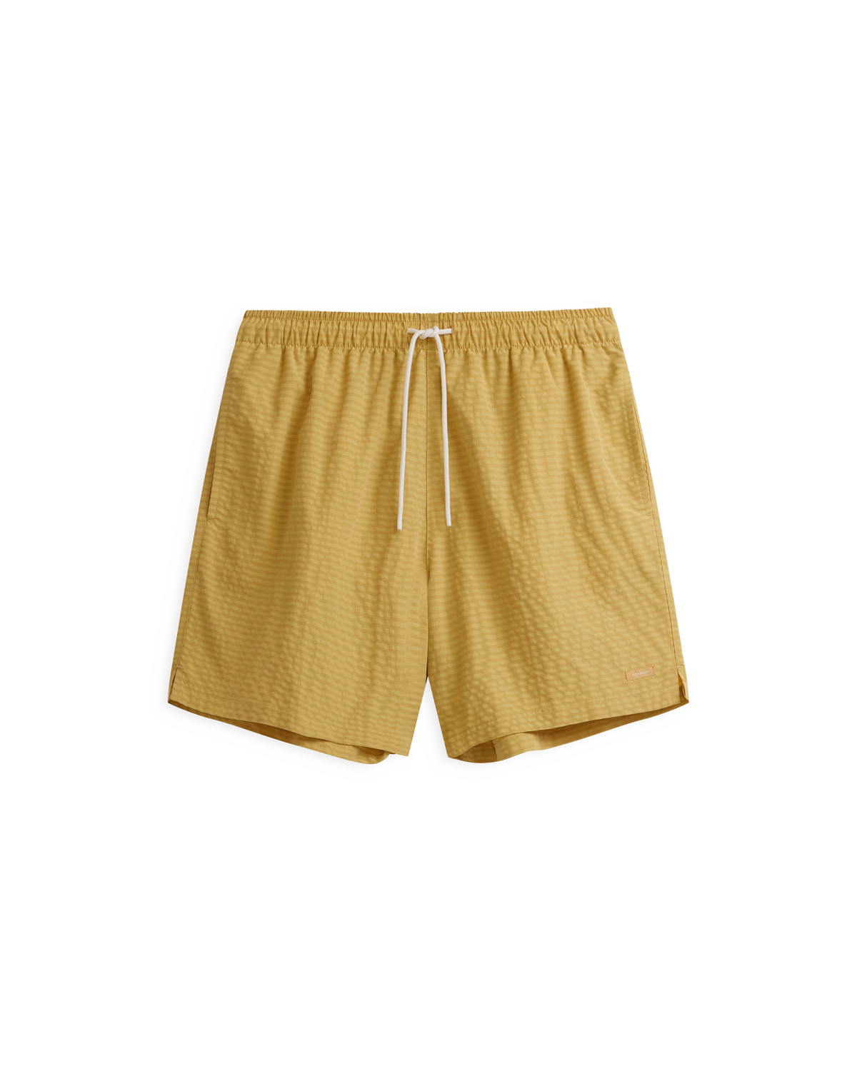 Board Short - Sunshine Yellow Seersucker