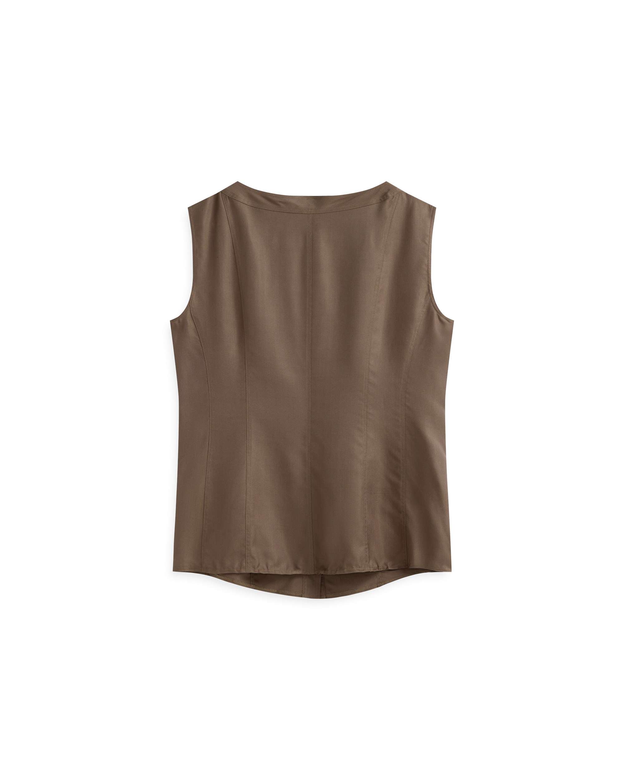 Bodice Top - Taupe Dupioni
