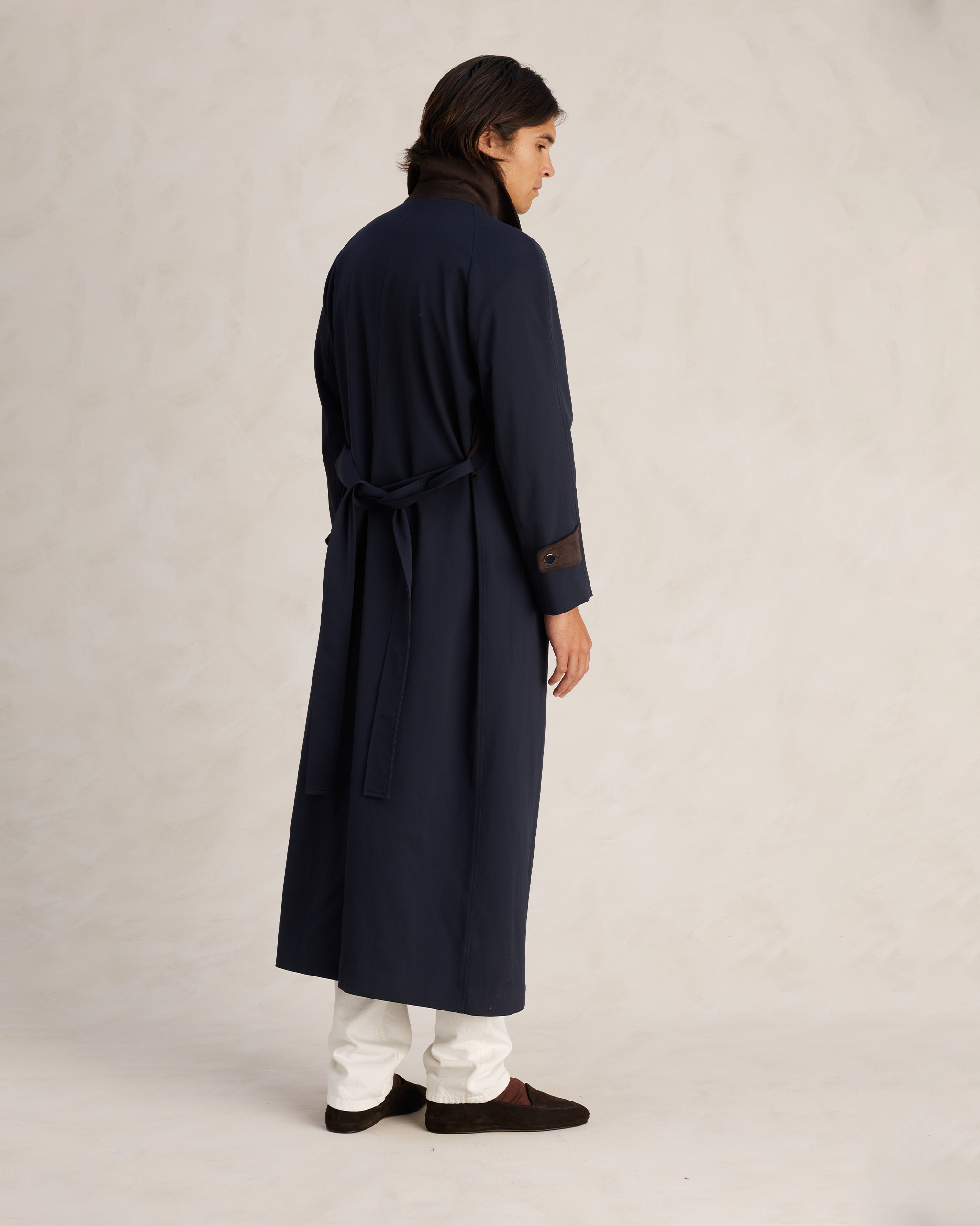 Navy Technical Raglan Coat