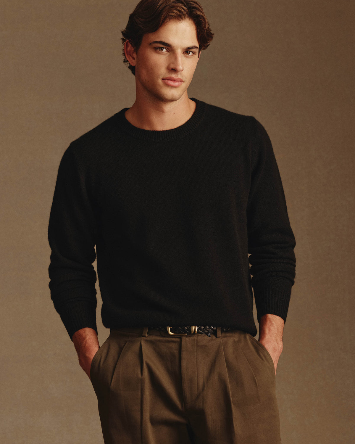 Cashmere Crew Neck - Black